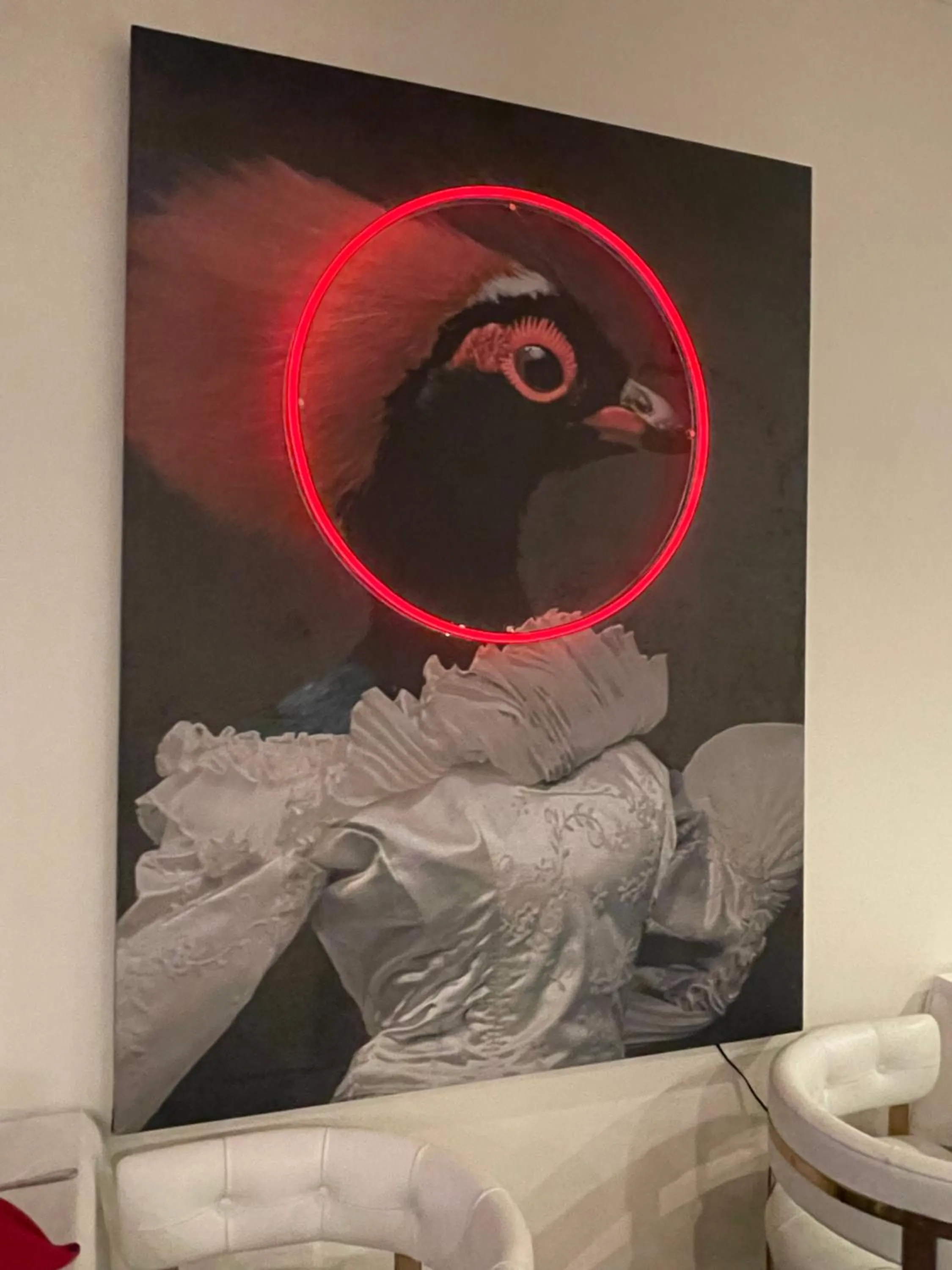 Decorative detail, Bed in The Chateau at Lake La Quinta