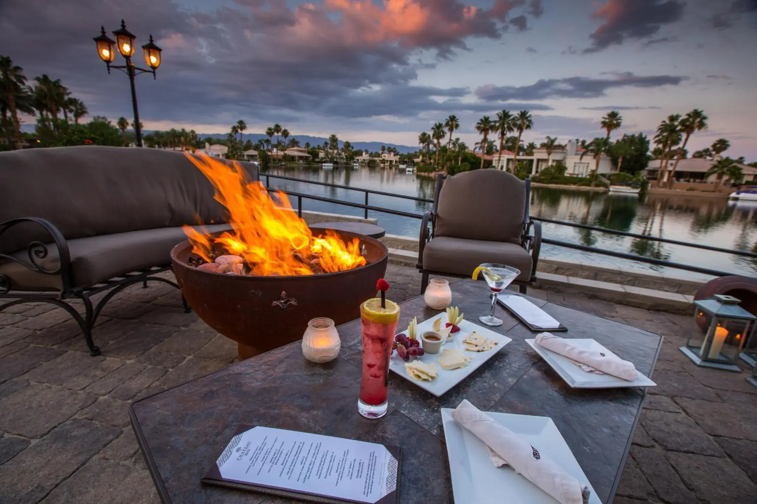 Patio in The Chateau at Lake La Quinta