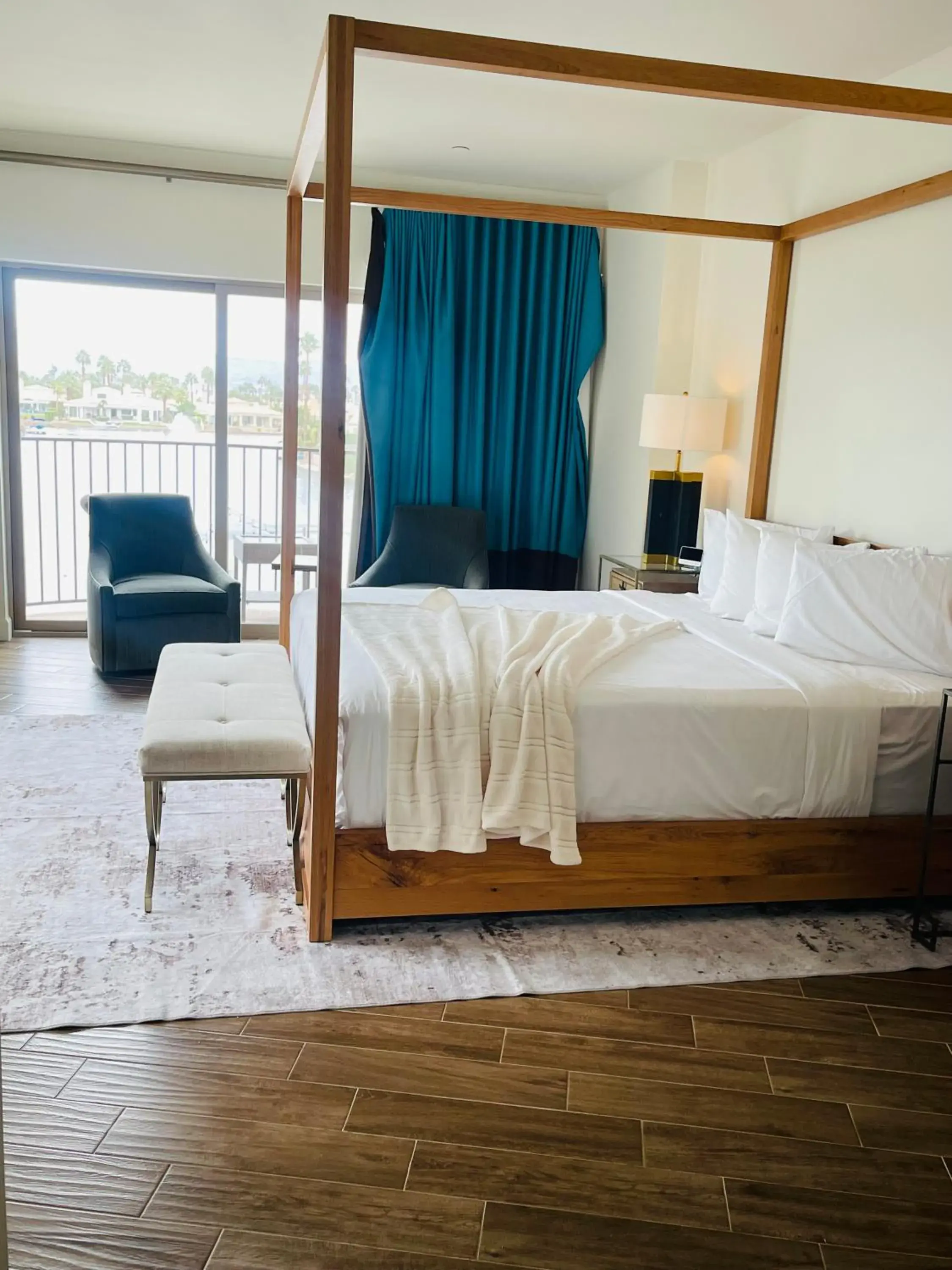 Bed in The Chateau at Lake La Quinta Bed in The Chateau at Lake La Quinta