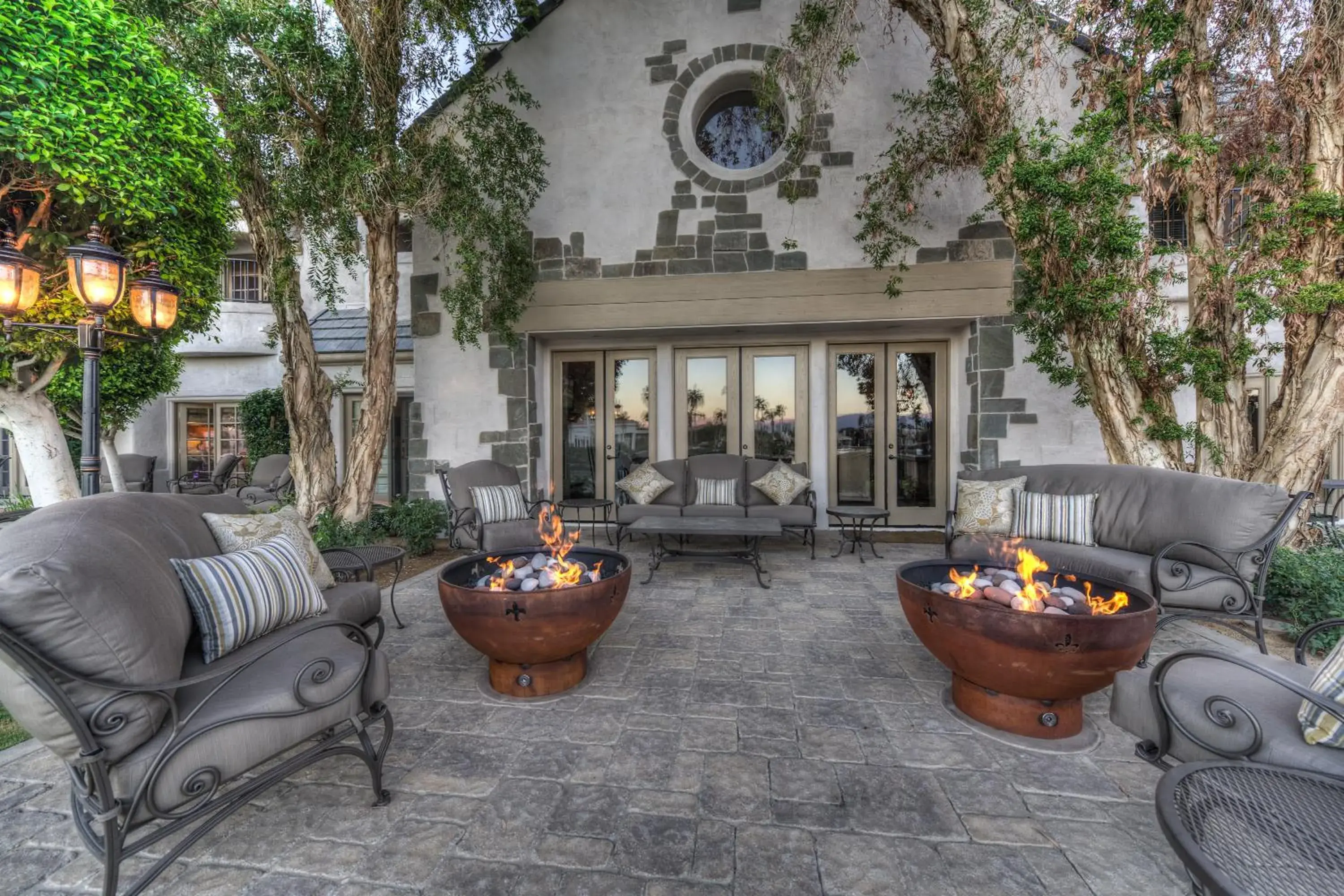 Patio in The Chateau at Lake La Quinta