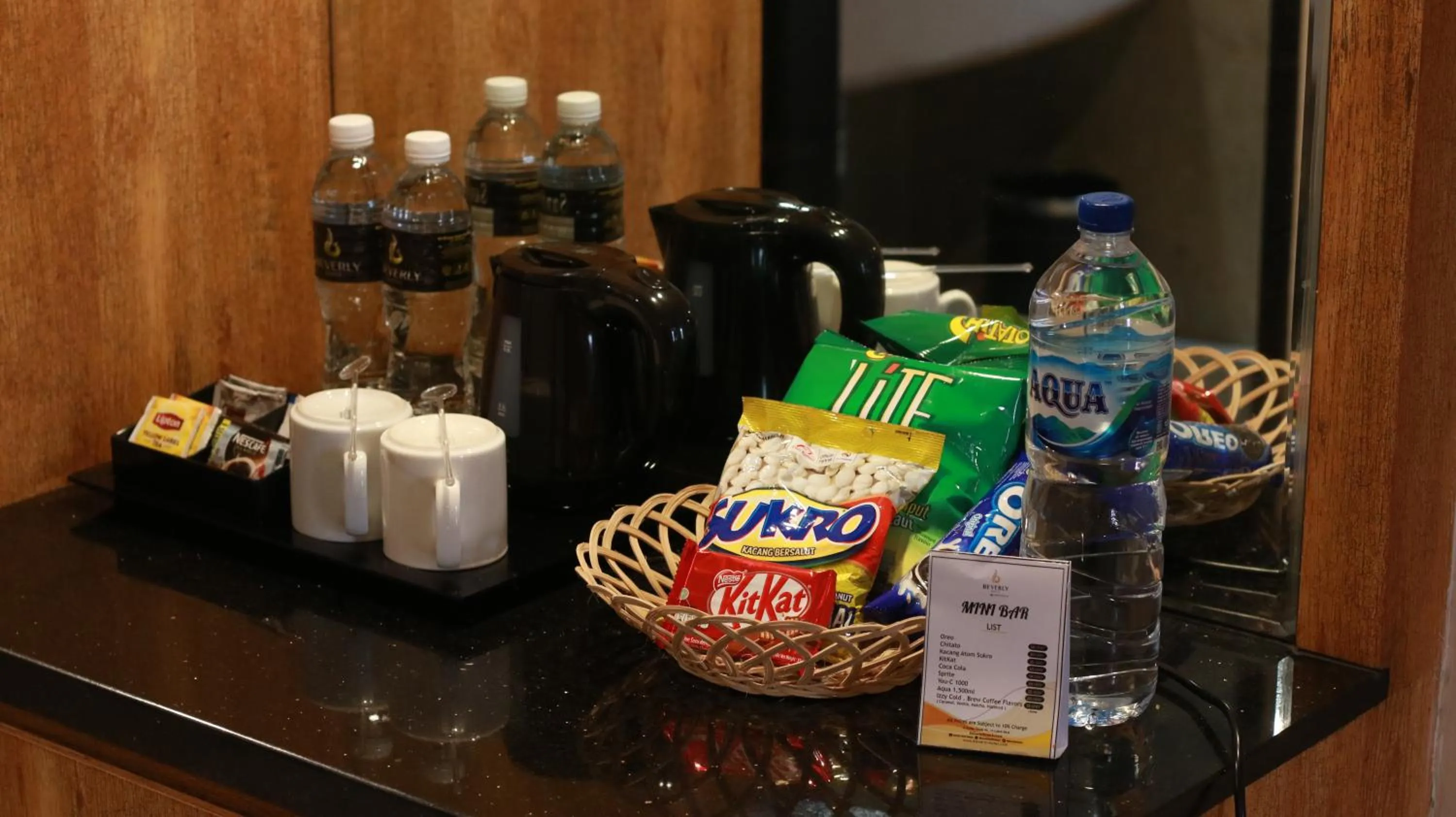 Food and drinks in Beverly Hotel Batam