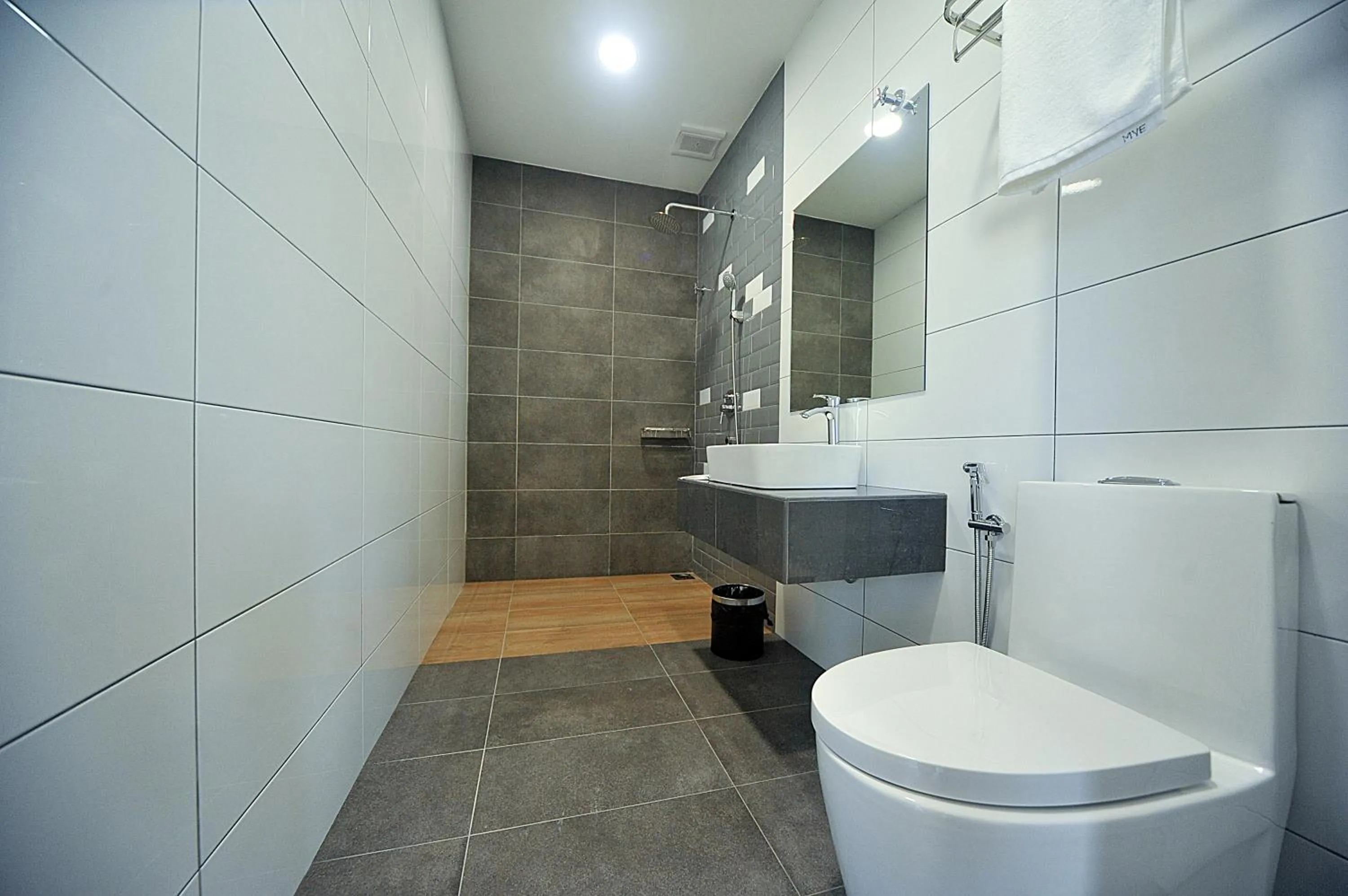 Bathroom in MYe Hotel