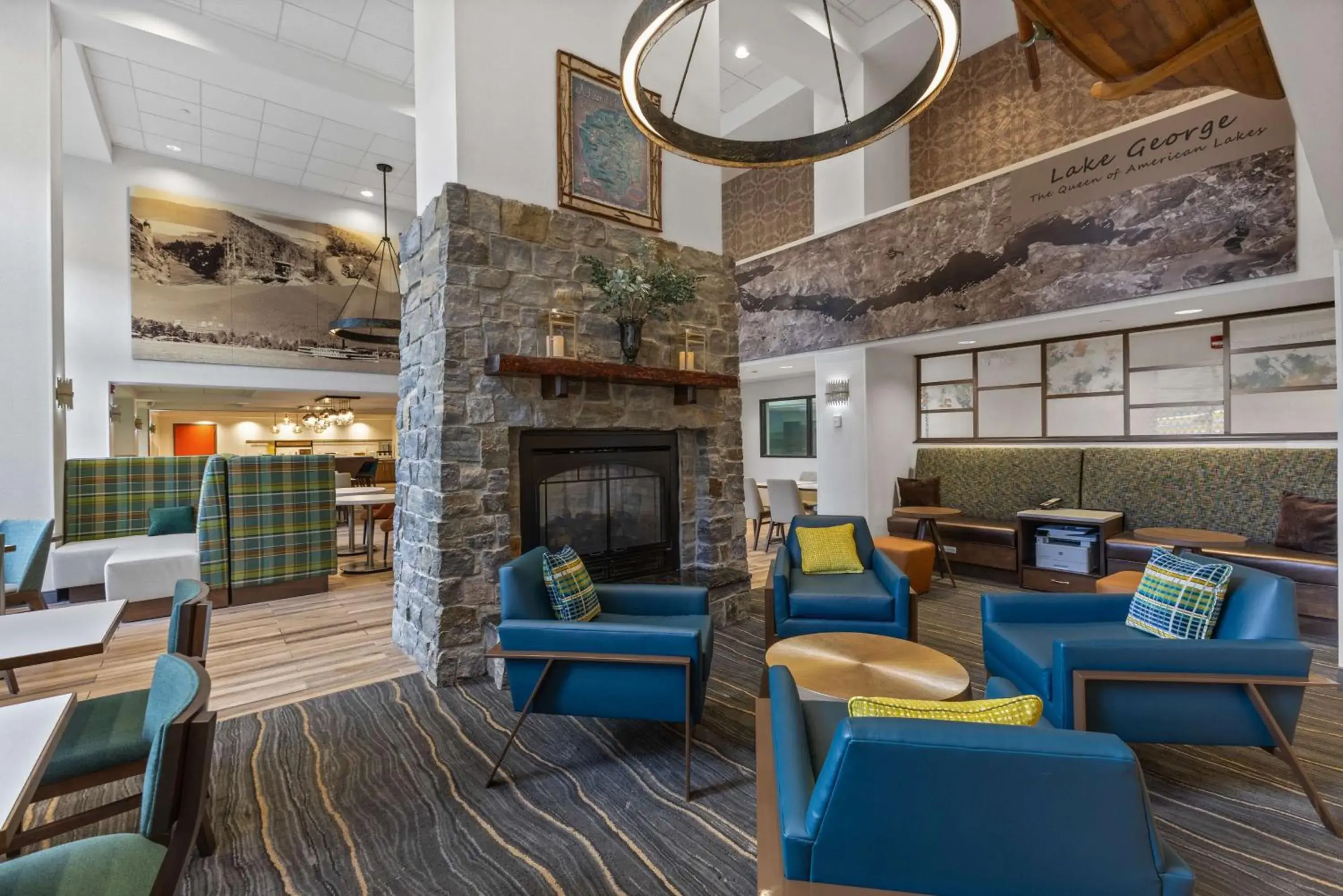 Lobby or reception in Hampton Inn & Suites Lake George Lobby or reception in Hampton Inn & Suites Lake George