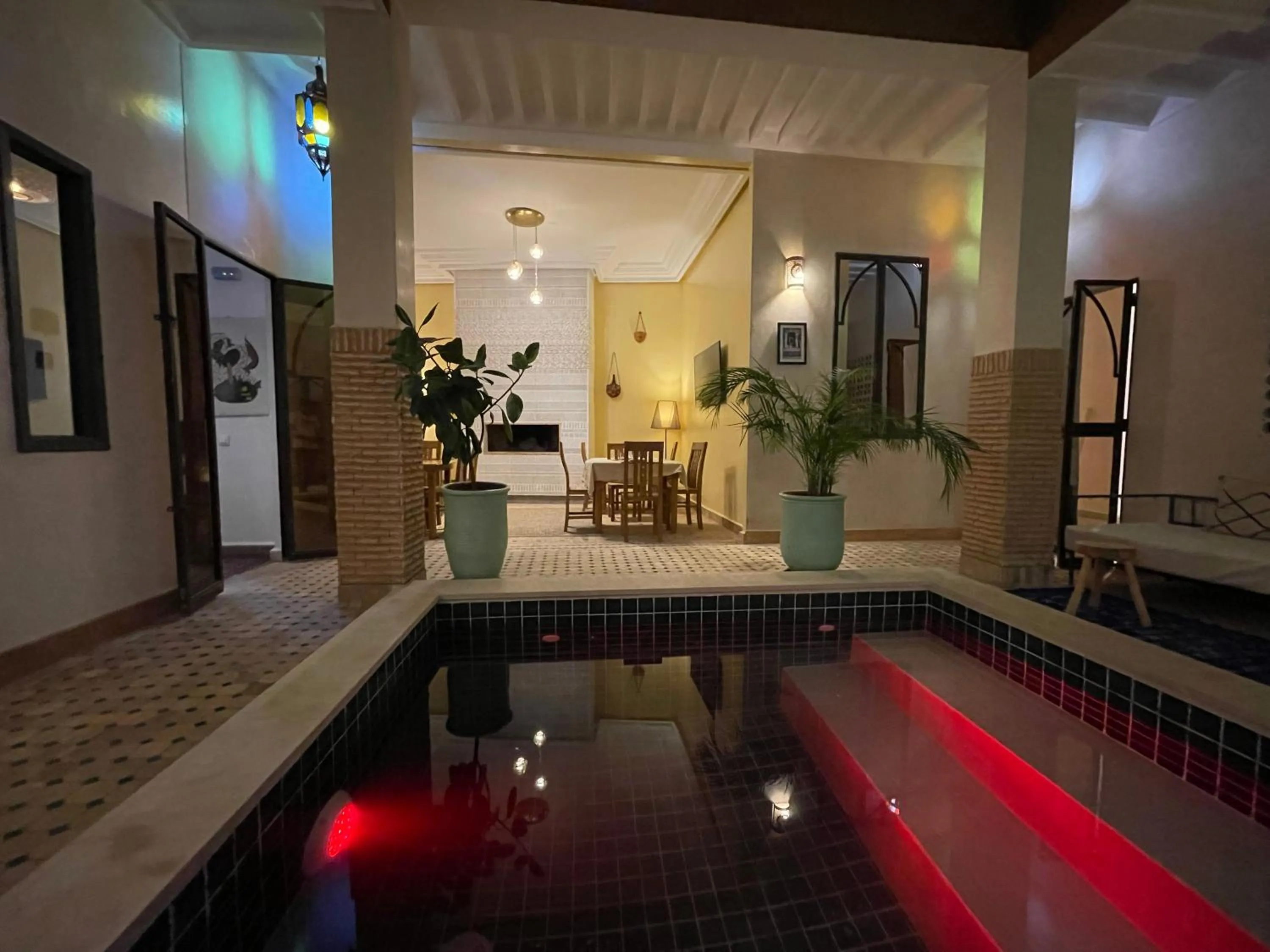 Pool view in Riad Samarine
