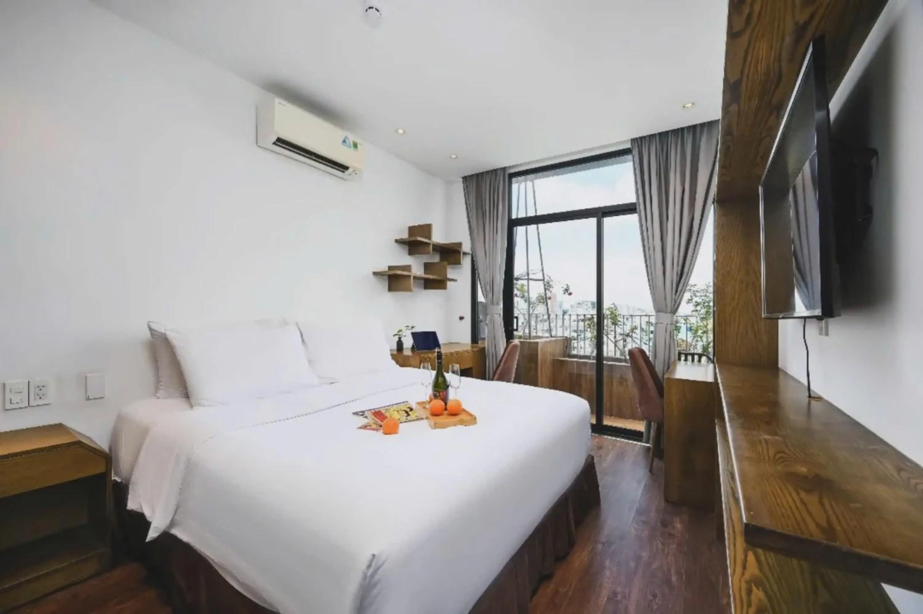 Bed in The Bloom Pham Viet Chanh - Modern Living Space in Saigon - A Top Choice for Western Travelers