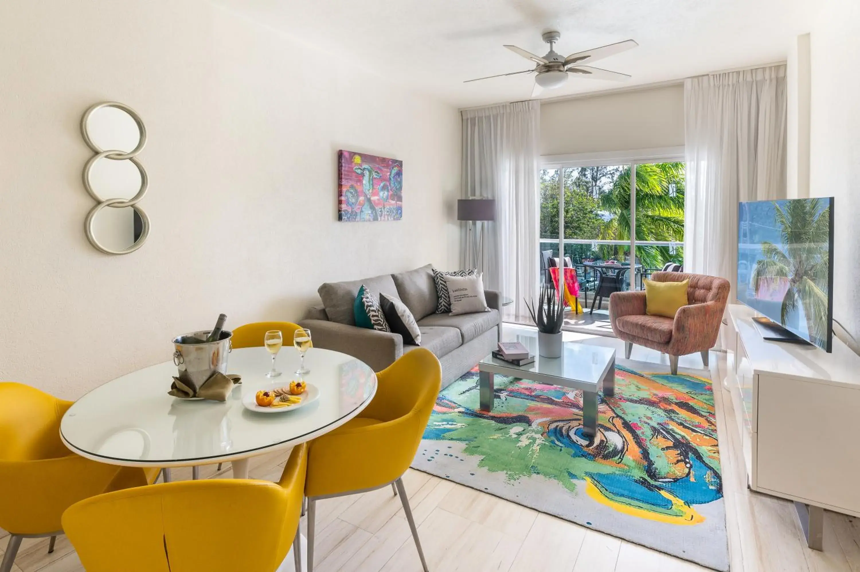 Living room in The Rockley by Ocean Hotels - Breakfast Included Living room in The Rockley by Ocean Hotels - Breakfast Included