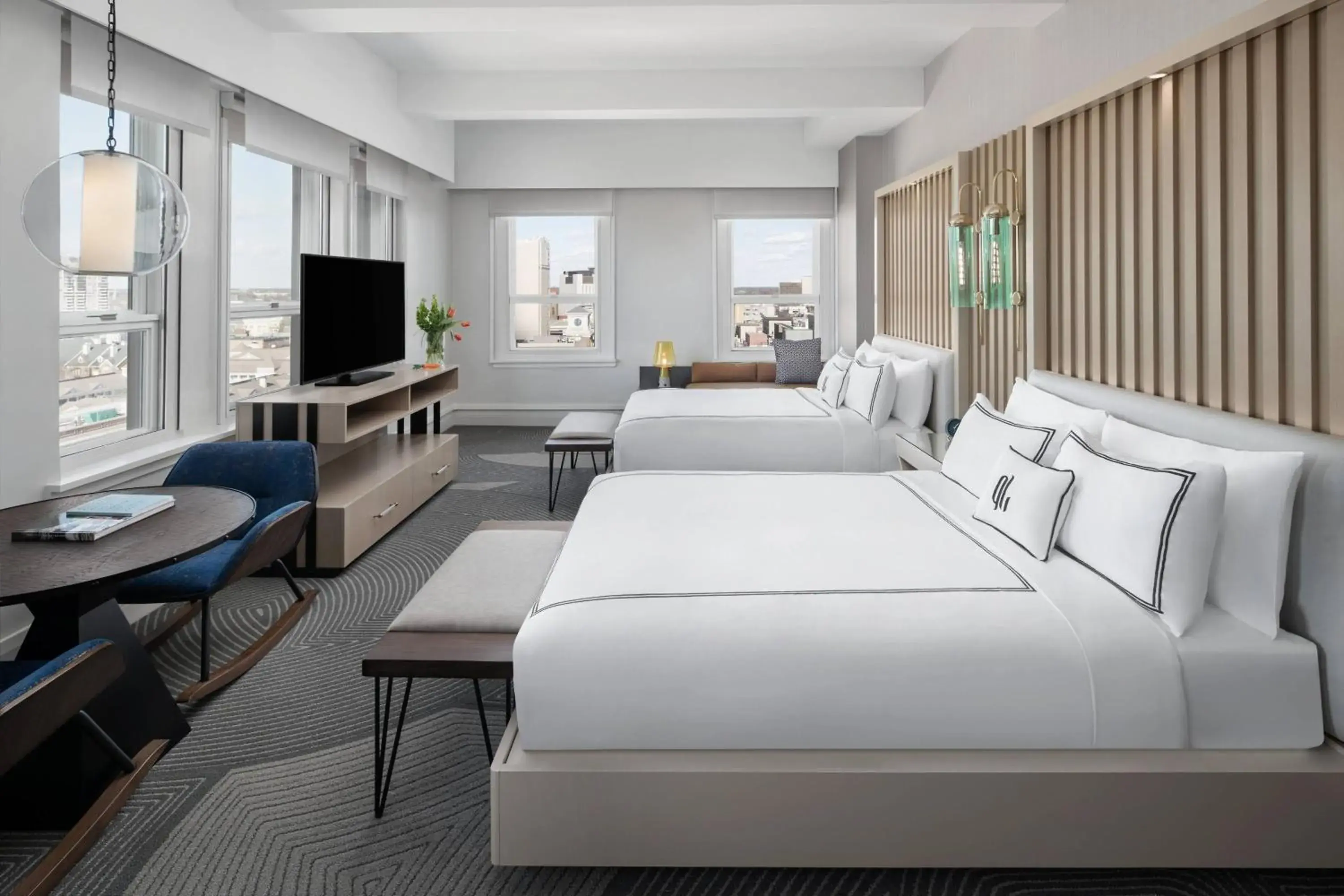 Guest room, 2 Queen, Corner room in Glass Light Hotel & Gallery, Autograph Collection Guest room, 2 Queen, Corner room in Glass Light Hotel & Gallery, Autograph Collection