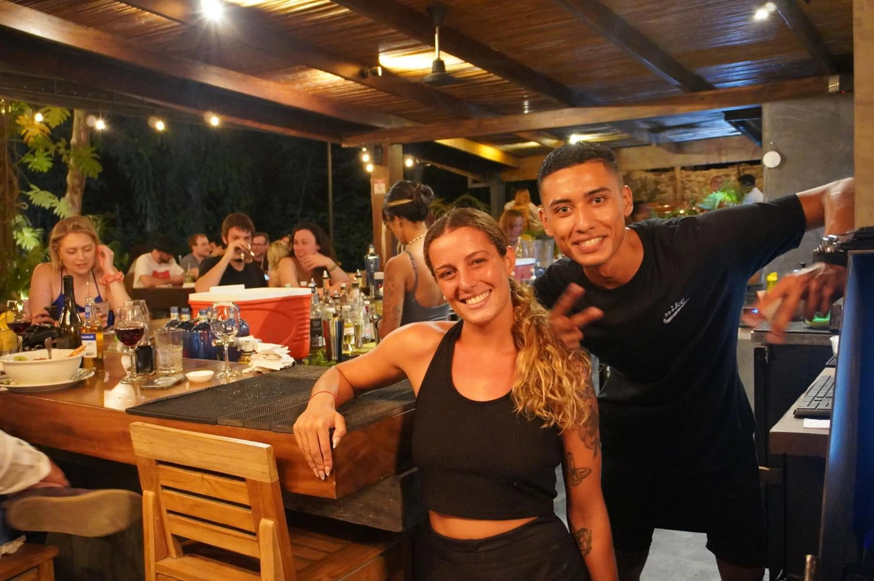 Restaurant/places to eat in Hotel Santa Teresa by the Beach