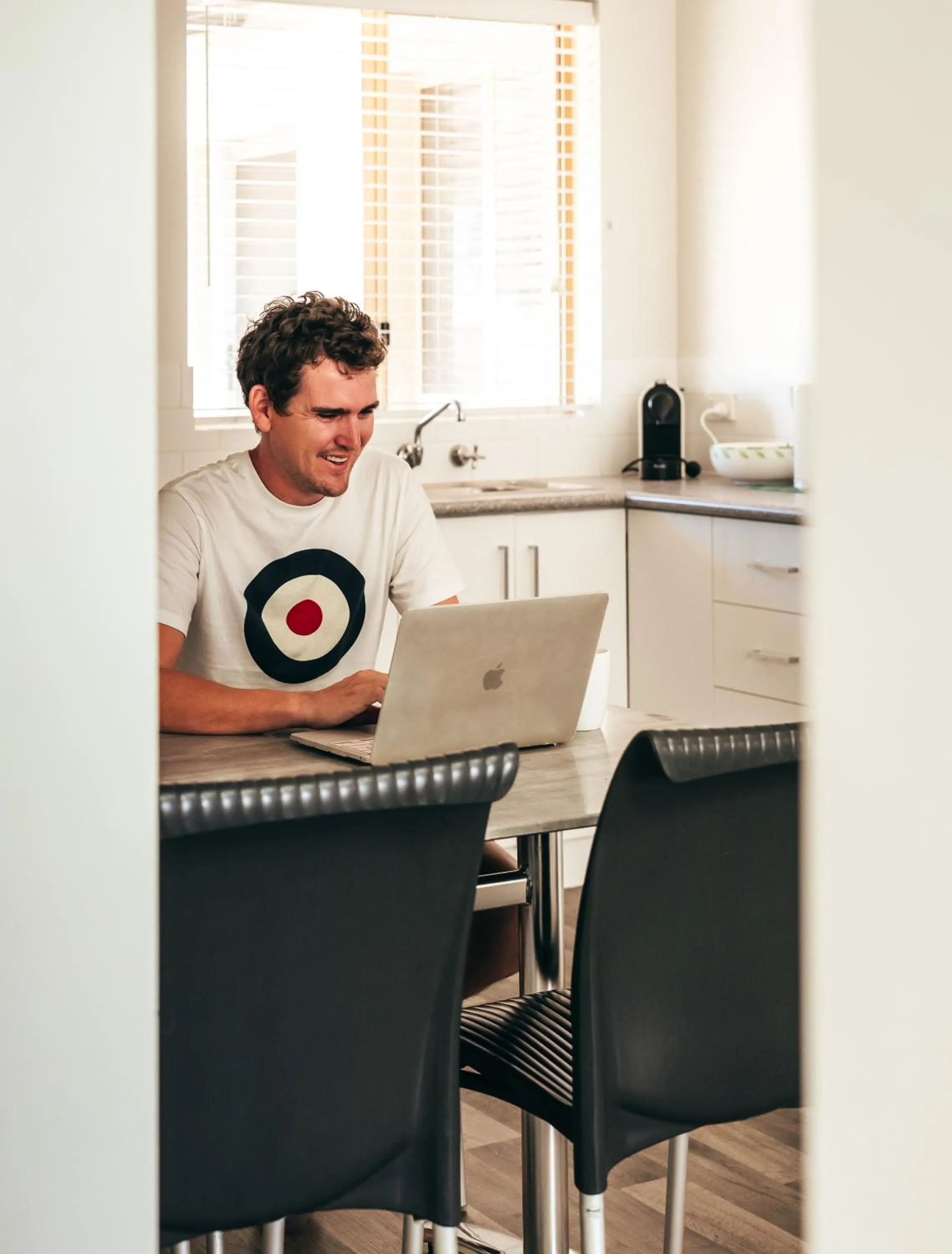 kitchen in Esperance Bay Holiday Park