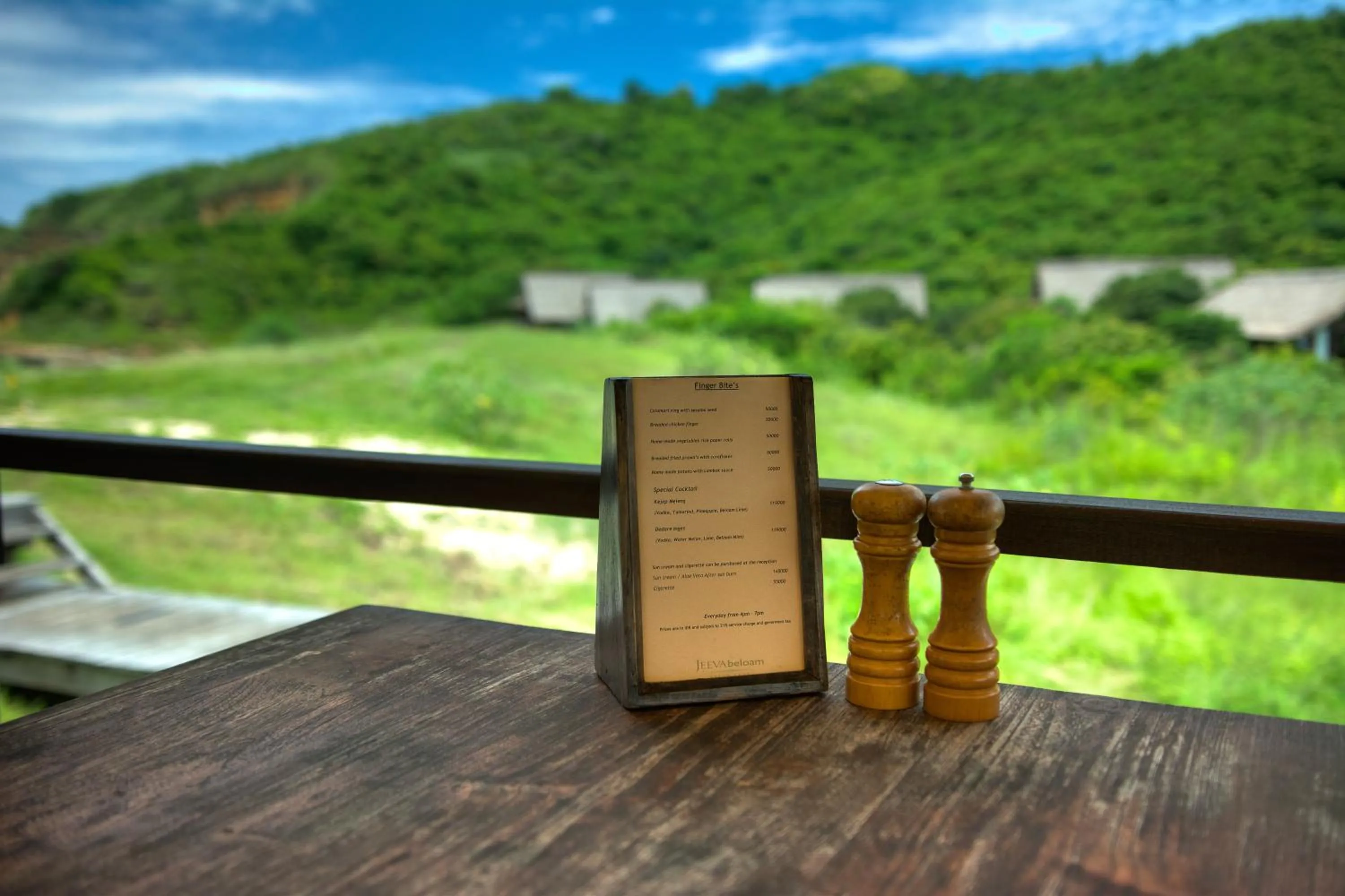 Food close-up in Jeeva Beloam Beach Camp