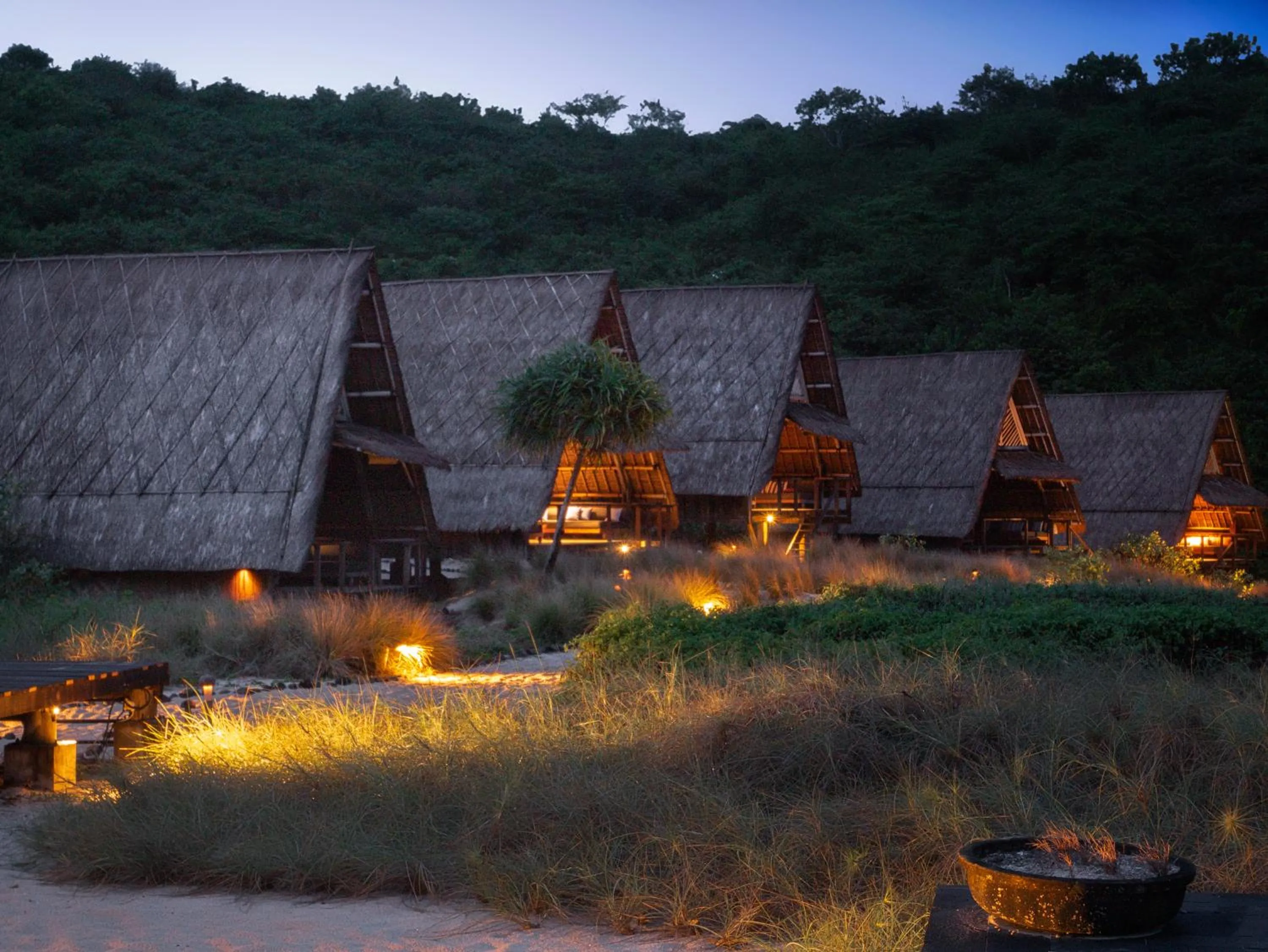 Night in Jeeva Beloam Beach Camp