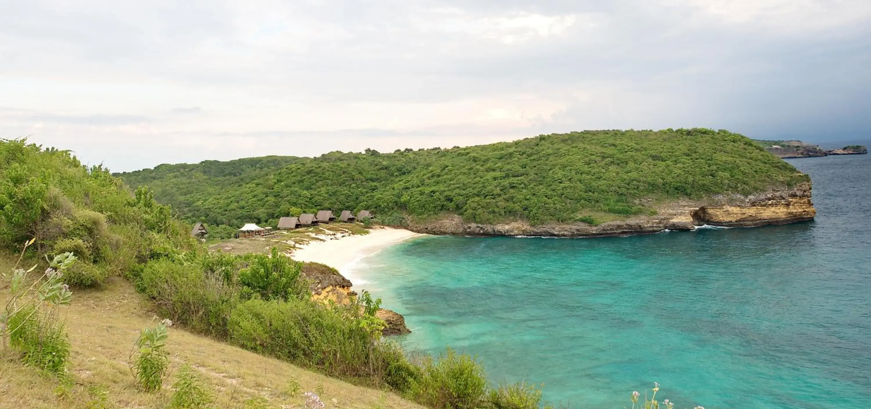 Bird's eye view in Jeeva Beloam Beach Camp Bird's eye view in Jeeva Beloam Beach Camp
