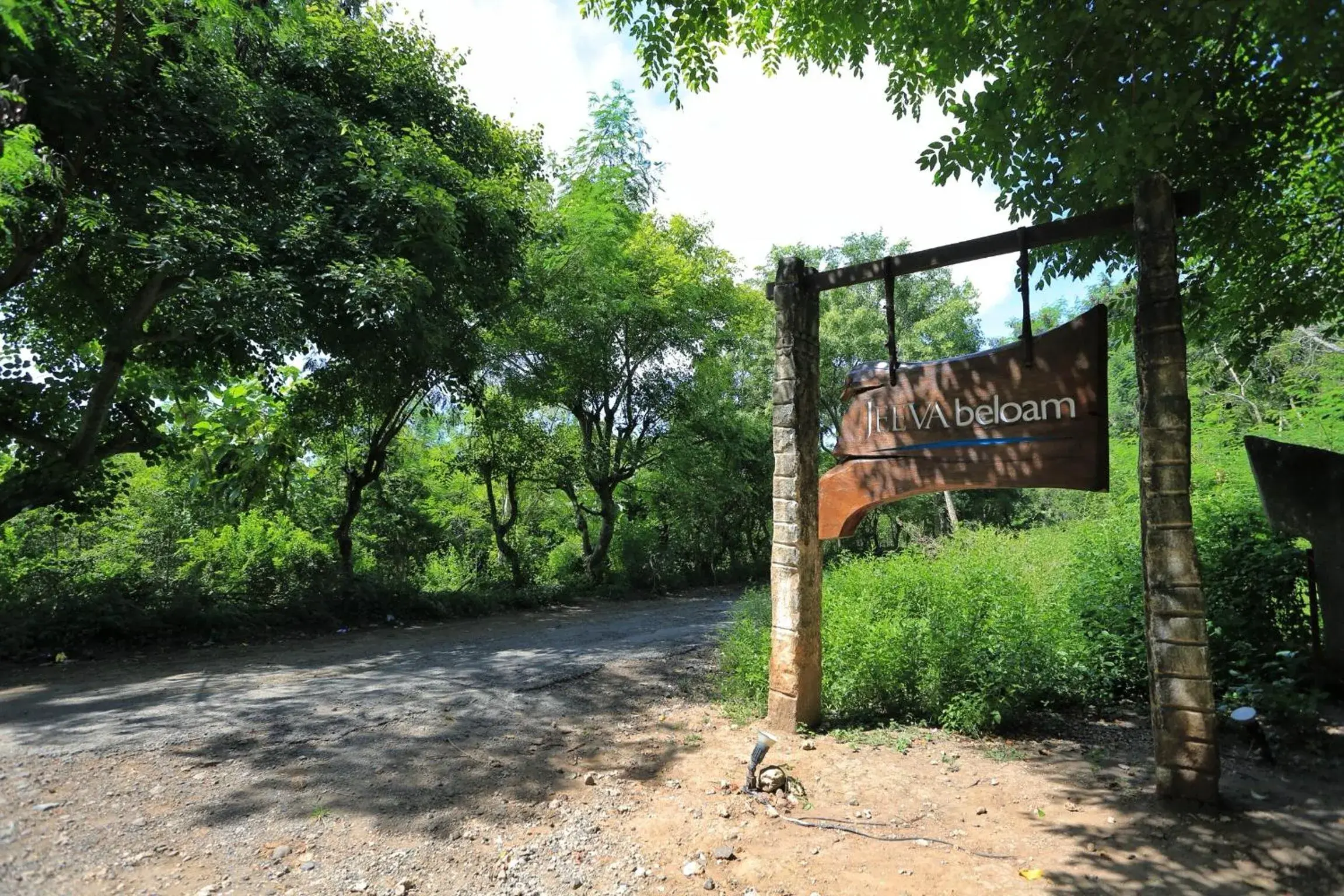 Facade/entrance in Jeeva Beloam Beach Camp Facade/entrance in Jeeva Beloam Beach Camp