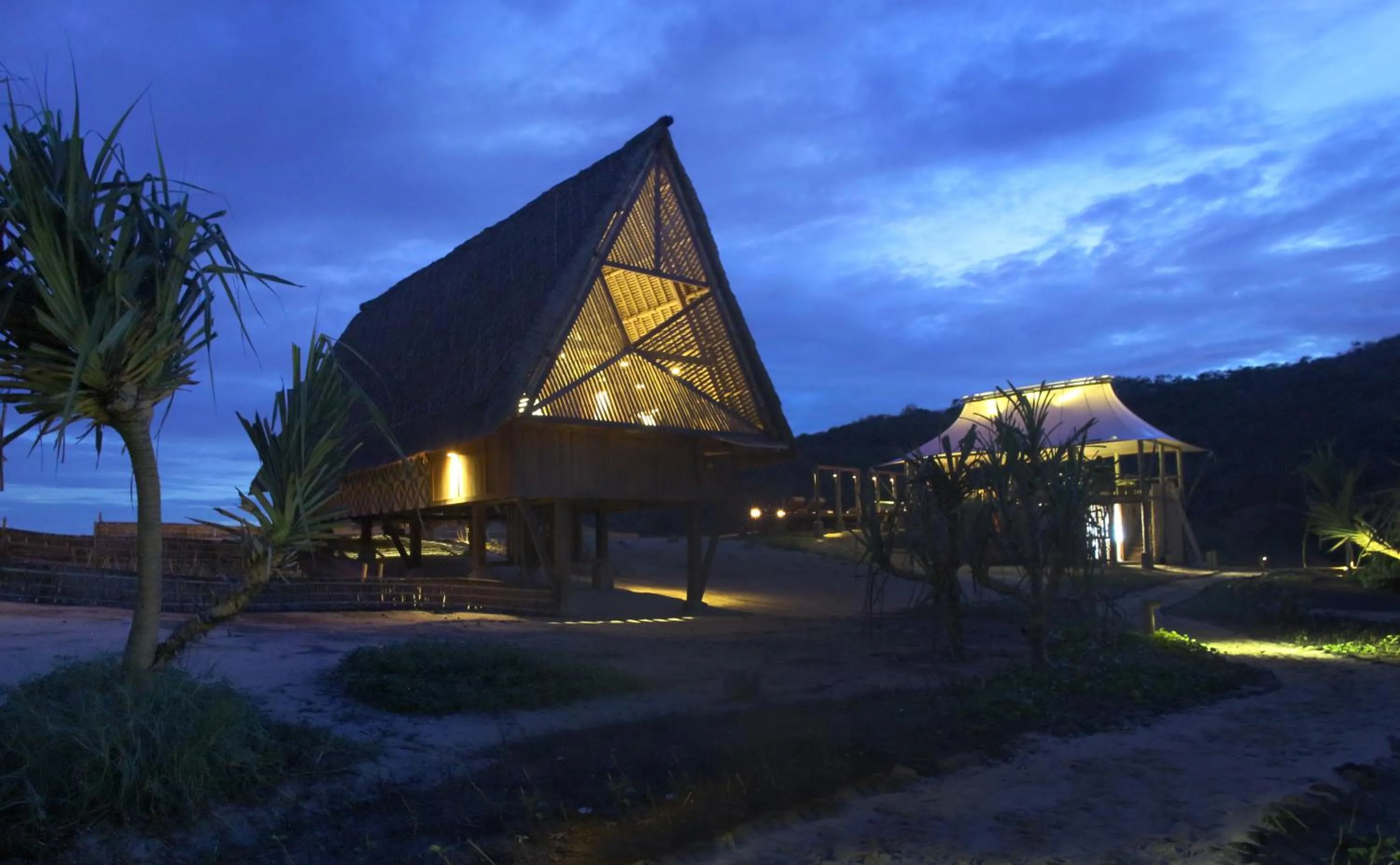 Facade/entrance in Jeeva Beloam Beach Camp
