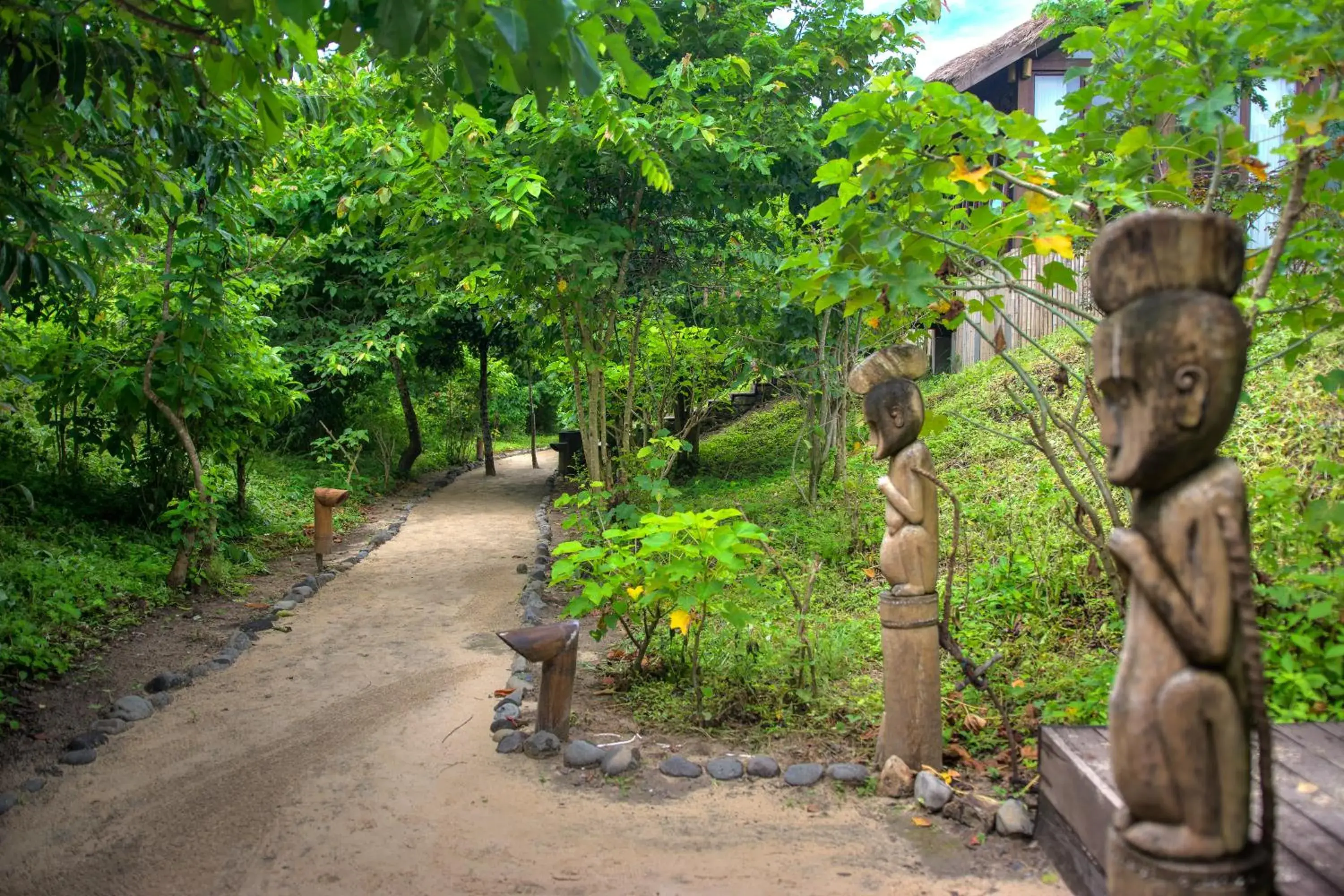 Facade/entrance in Jeeva Beloam Beach Camp Facade/entrance in Jeeva Beloam Beach Camp