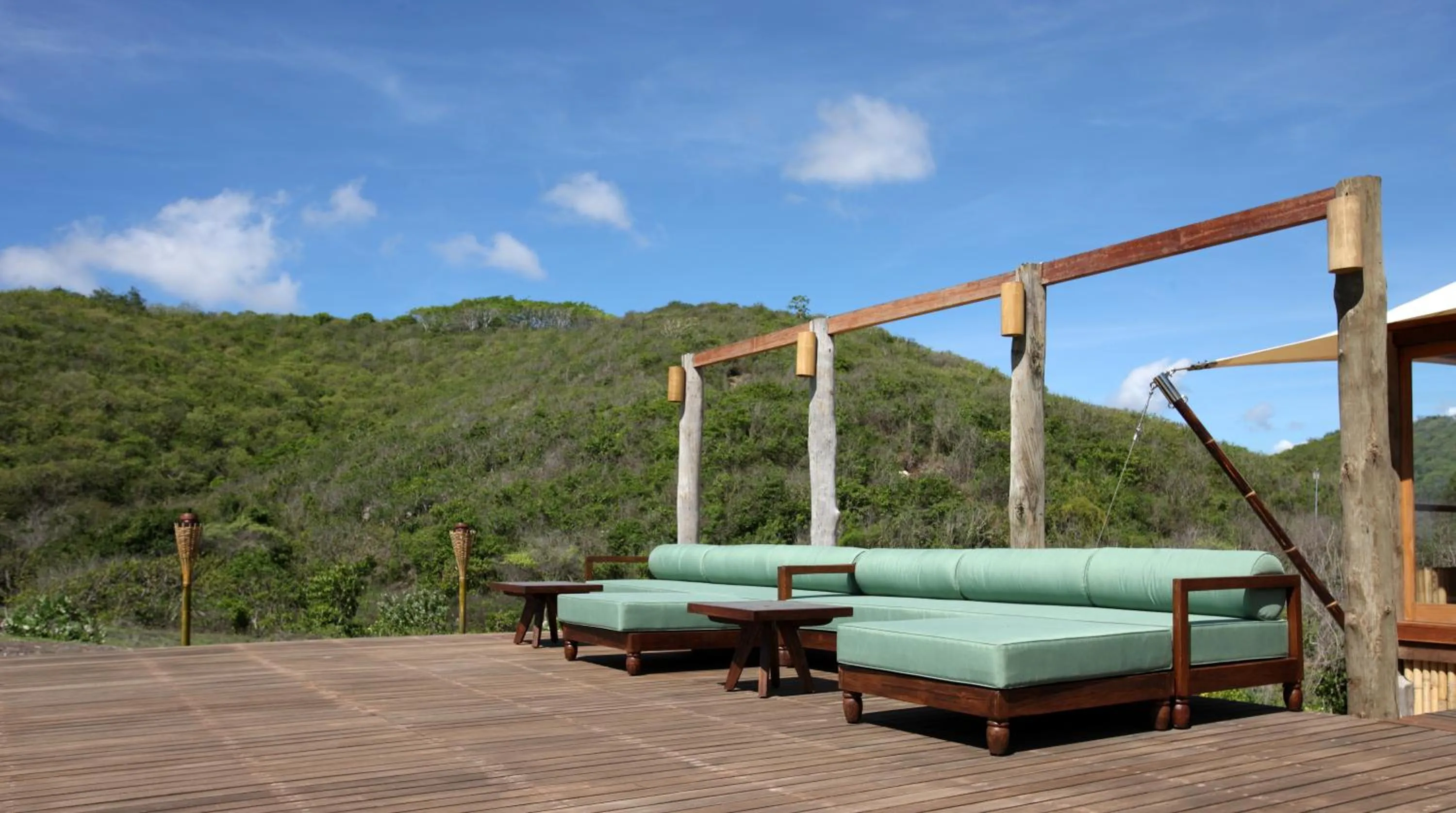 Balcony/Terrace in Jeeva Beloam Beach Camp