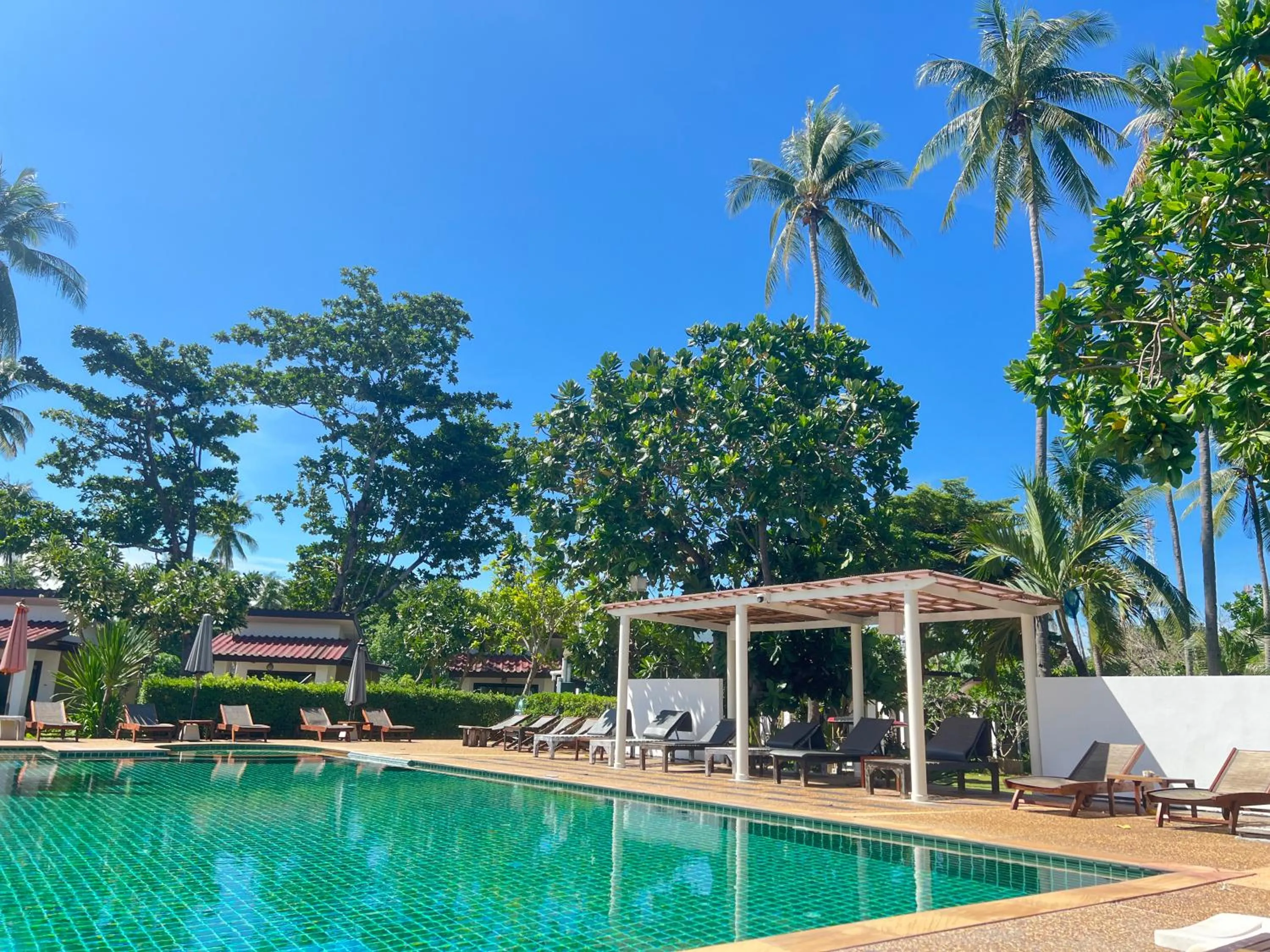 Pool view in Coco Lanta Resort - SHA Extra Plus
