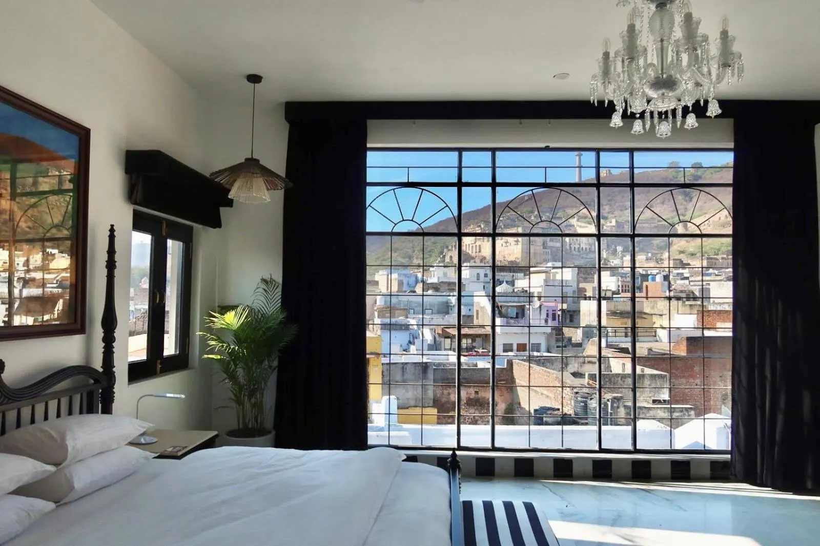 Bed in Dev Niwas - Heritage Hotel