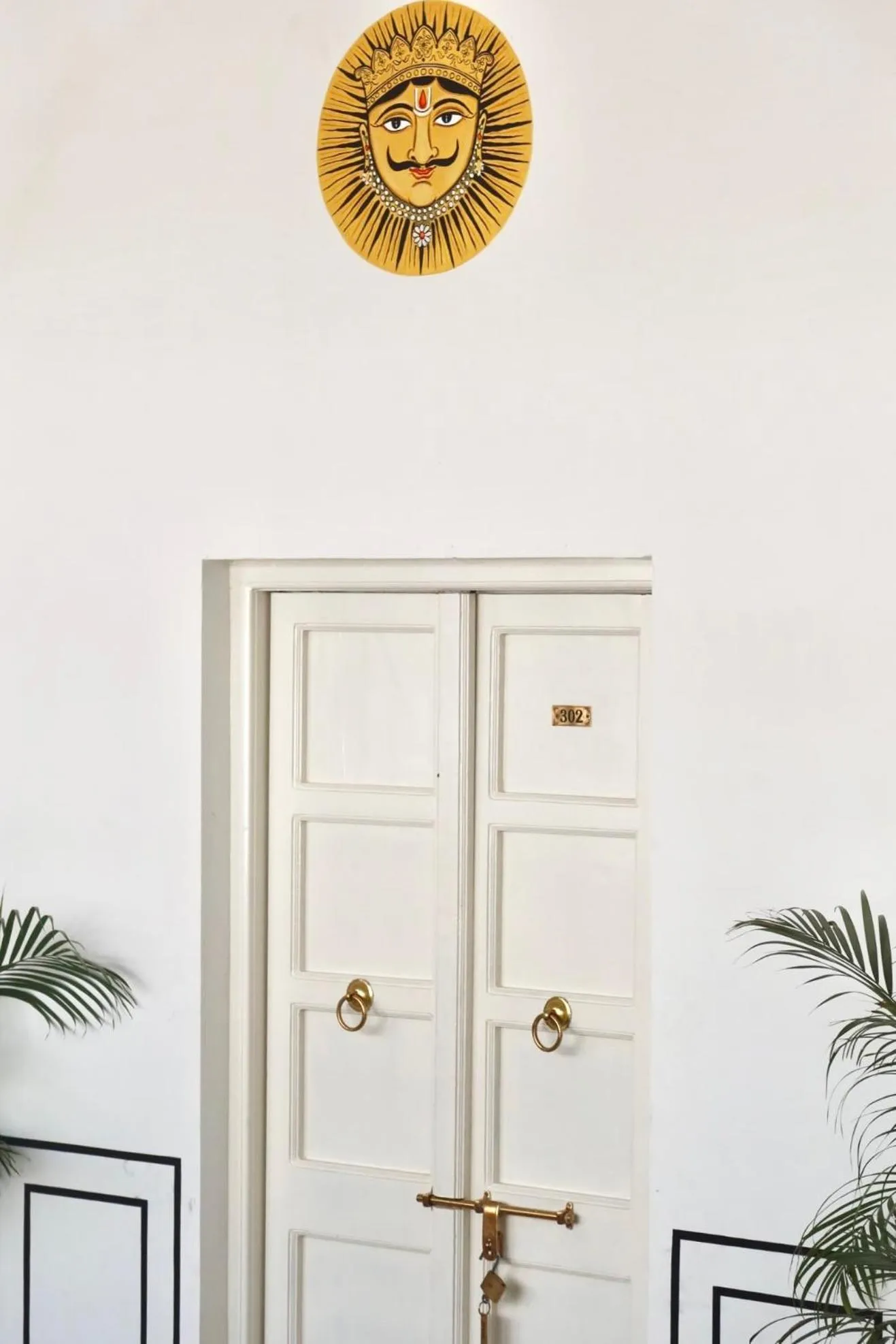 Decorative detail in Dev Niwas - Heritage Hotel