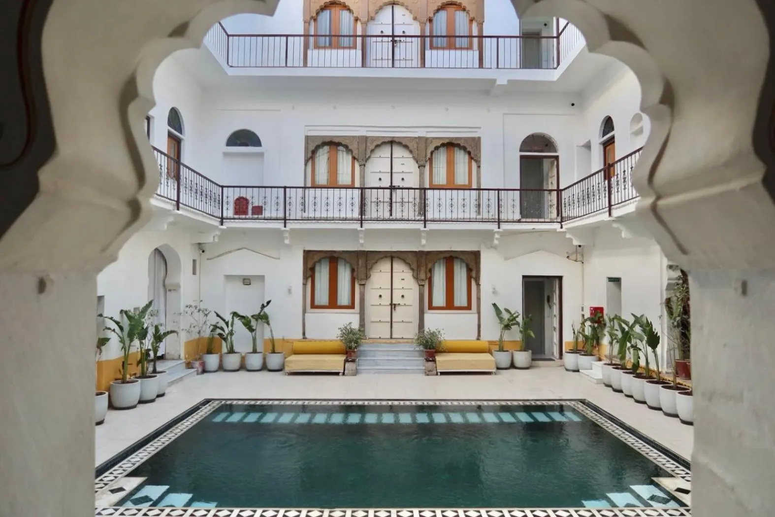 Decorative detail in Dev Niwas - Heritage Hotel