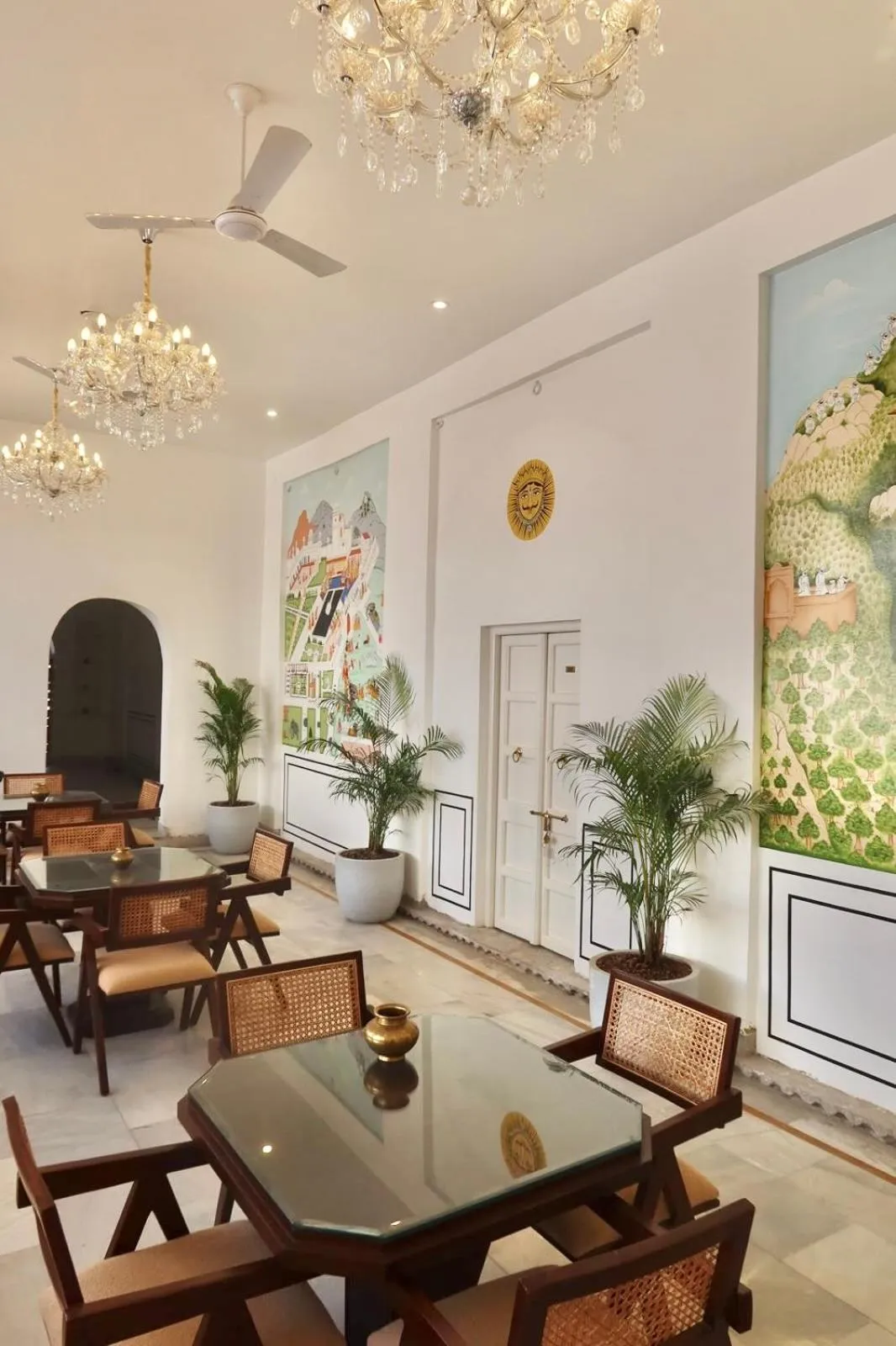 Decorative detail in Dev Niwas - Heritage Hotel