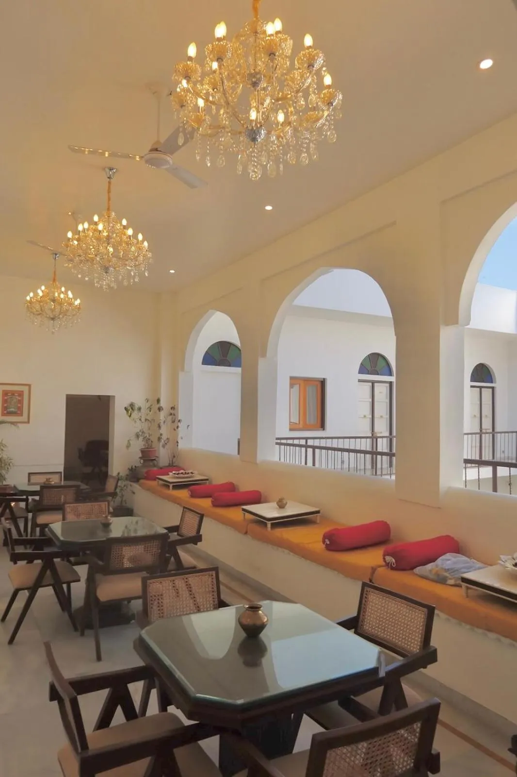 Seating area in Dev Niwas - Heritage Hotel