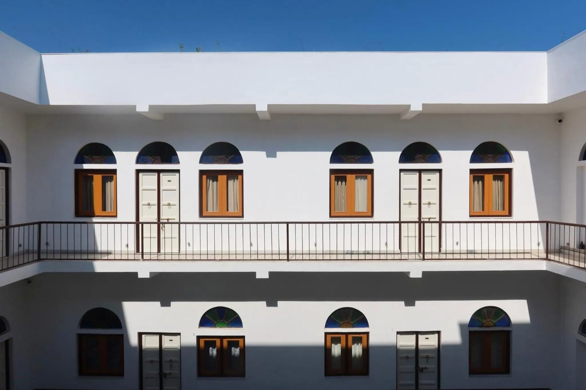 Inner courtyard view in Dev Niwas - Heritage Hotel