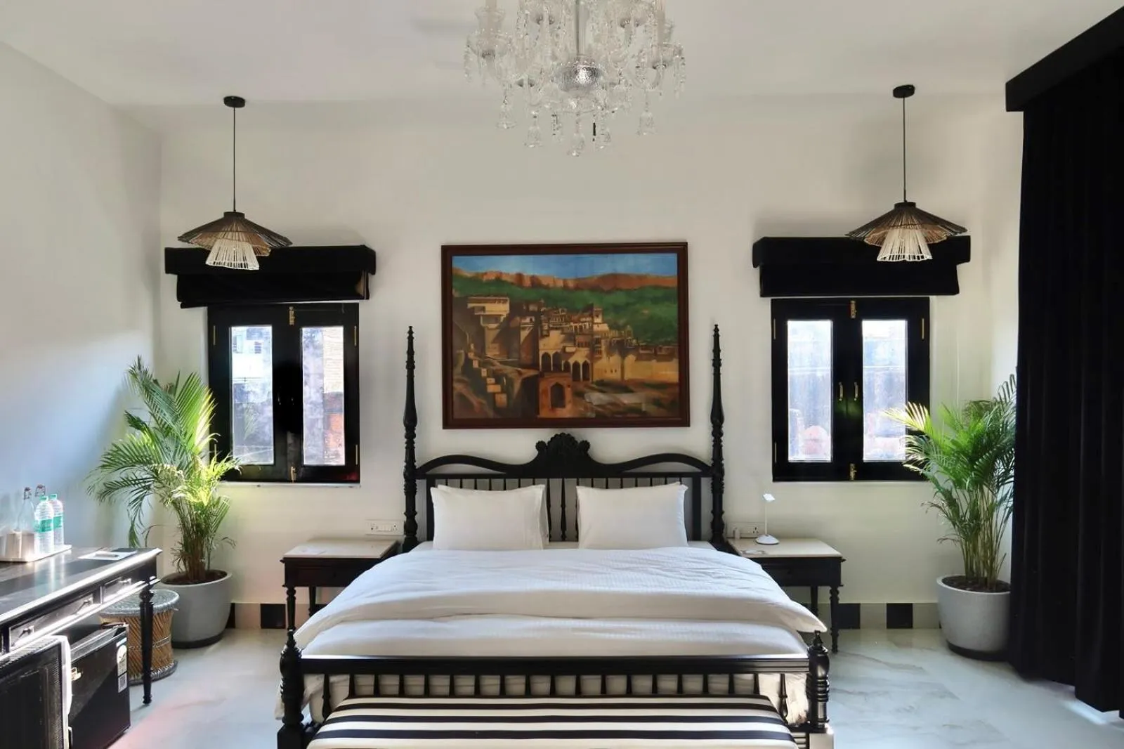 Bed in Dev Niwas - Heritage Hotel