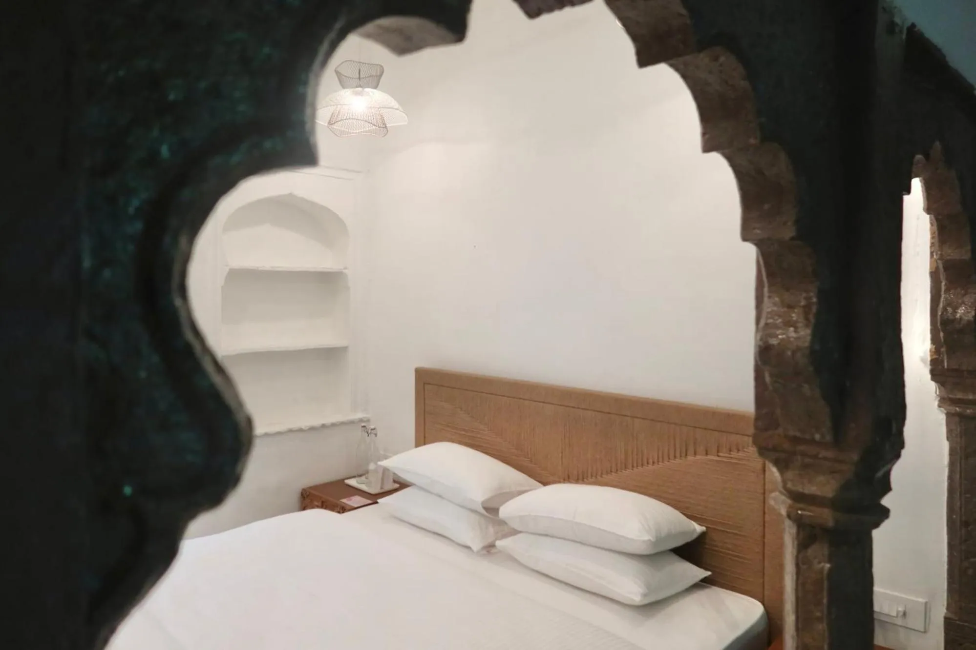 Bedroom, Bed in Dev Niwas - Heritage Hotel