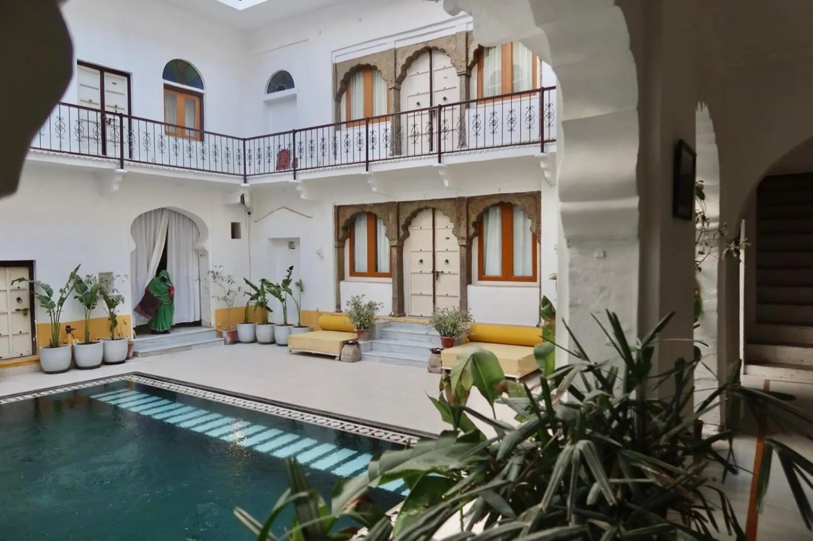 Swimming pool in Dev Niwas - Heritage Hotel