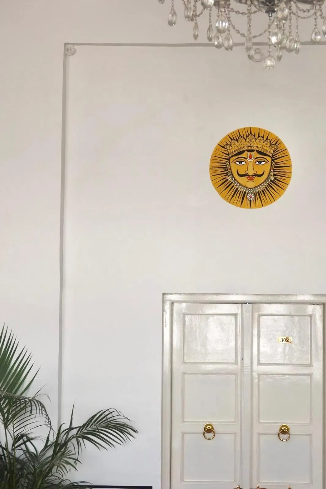 Decorative detail in Dev Niwas - Heritage Hotel