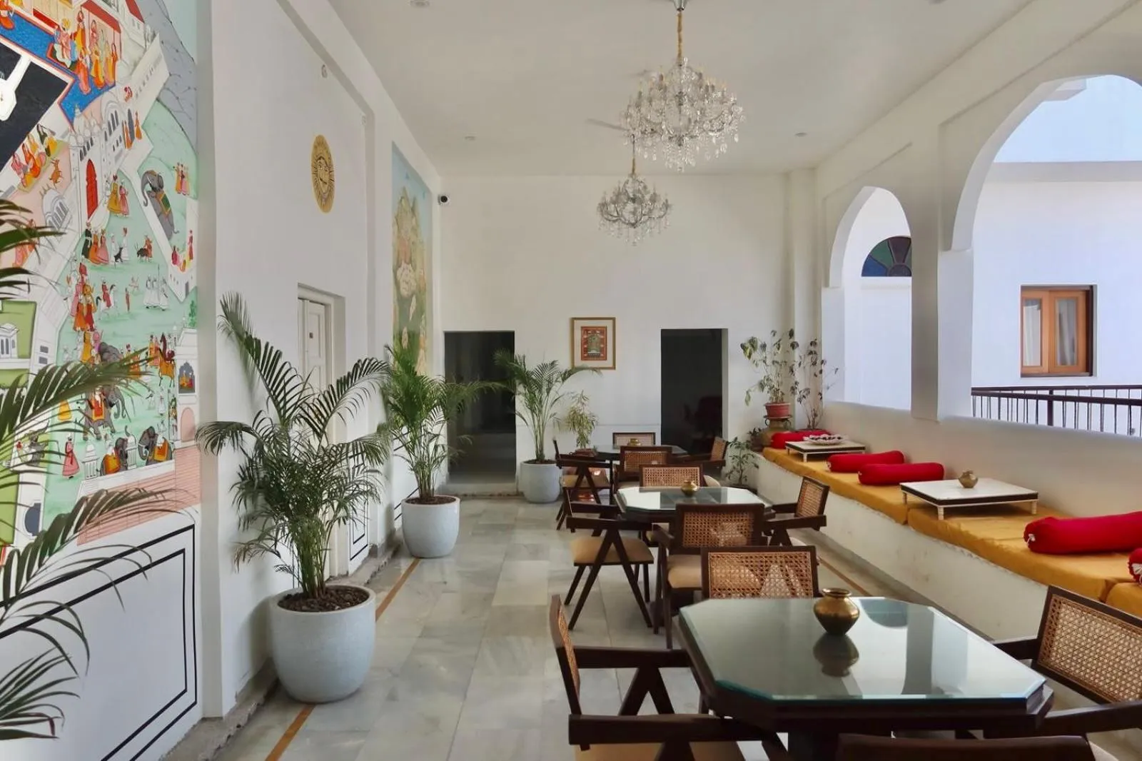 Decorative detail in Dev Niwas - Heritage Hotel