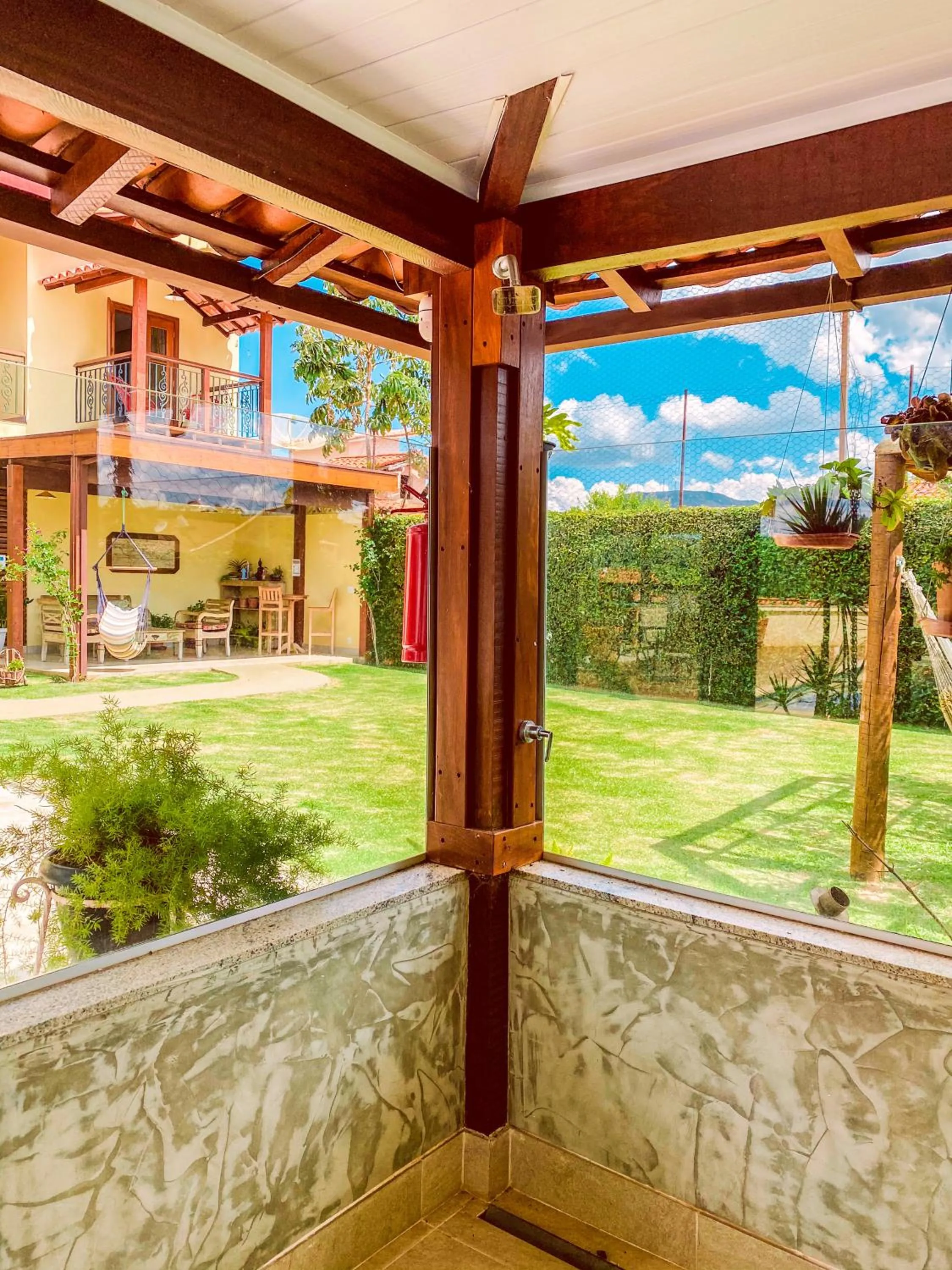 Sauna in Pousada Quintal da Lua