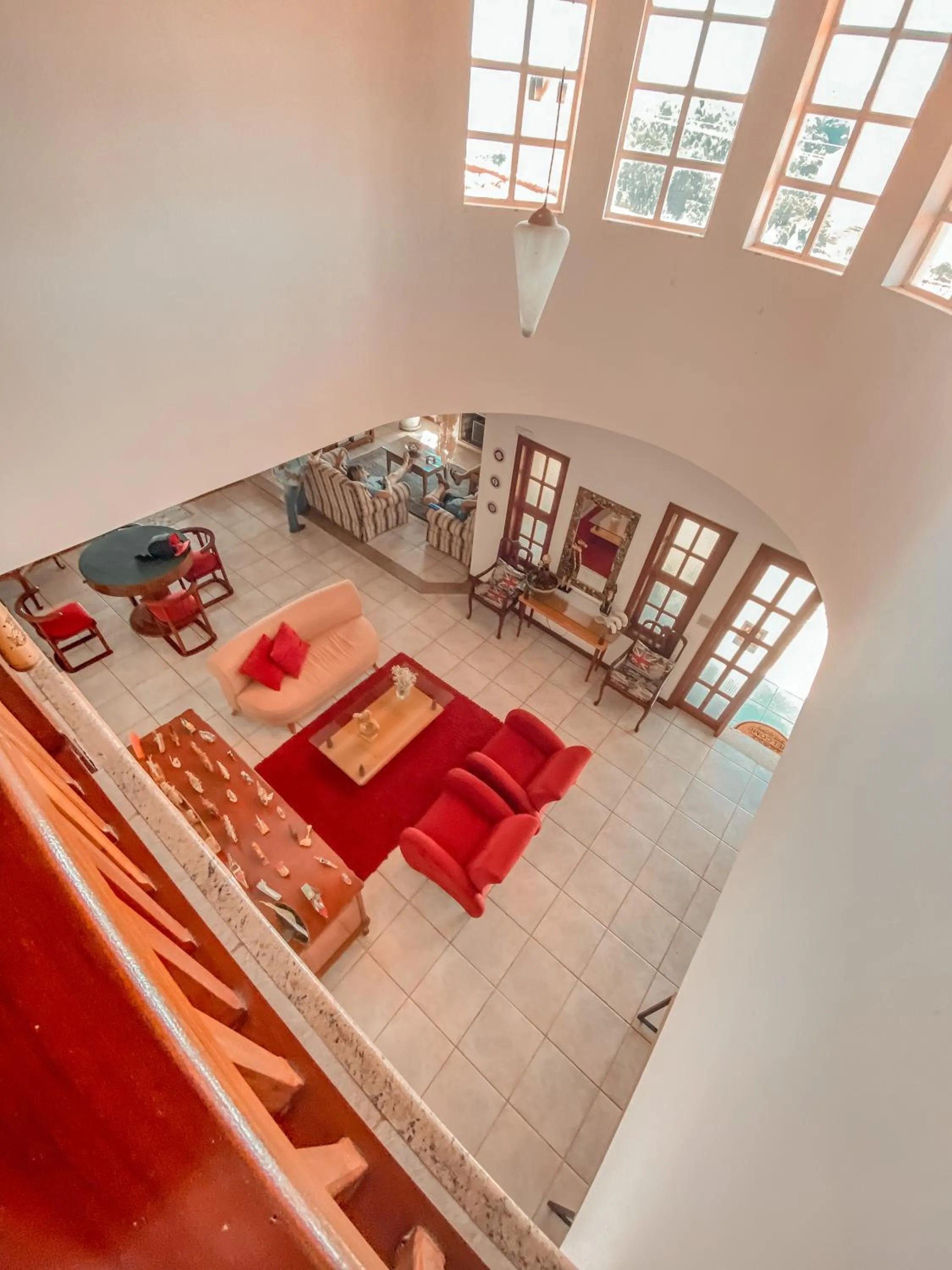 Lobby or reception in Pousada Quintal da Lua