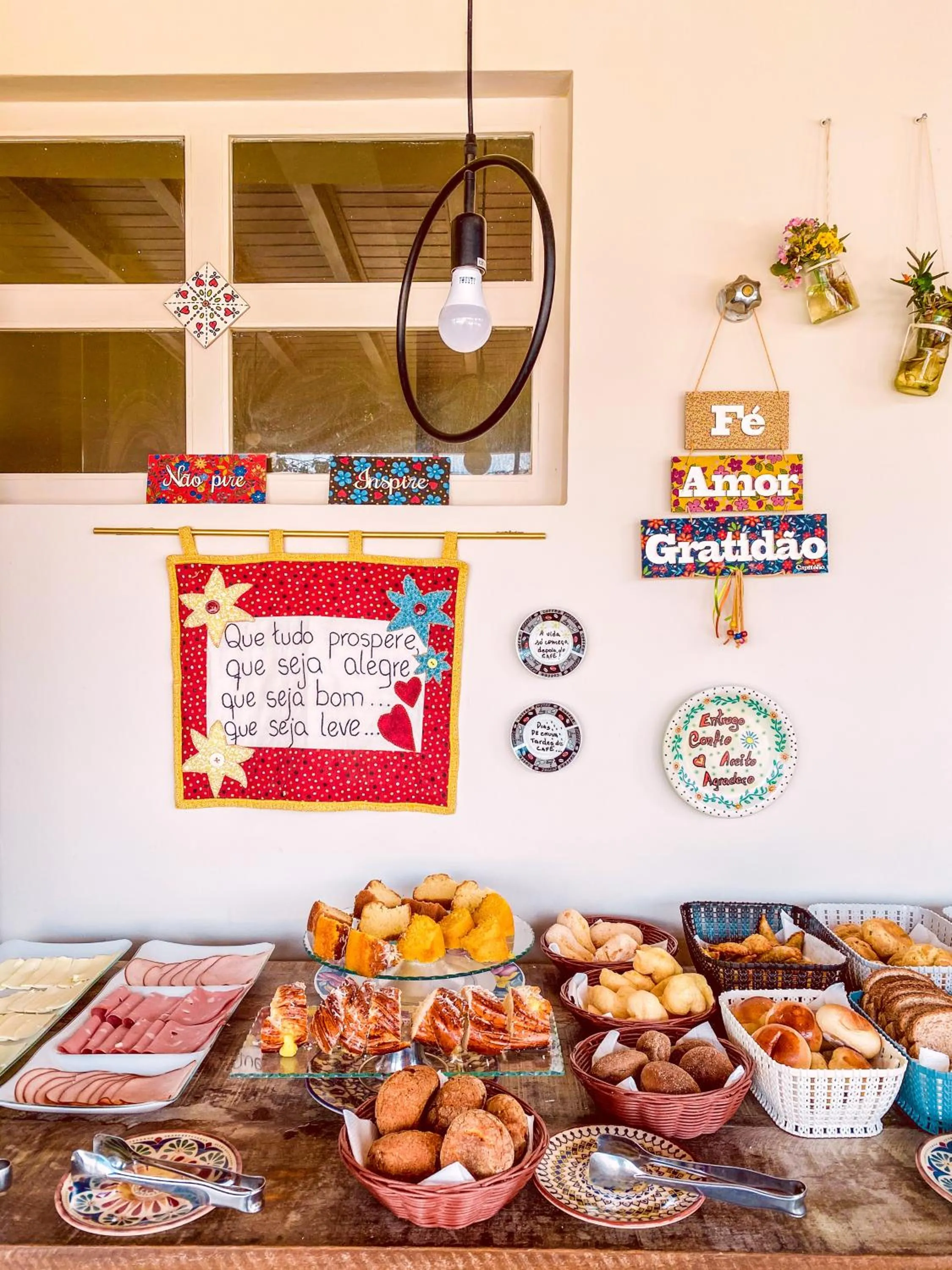Breakfast in Pousada Quintal da Lua