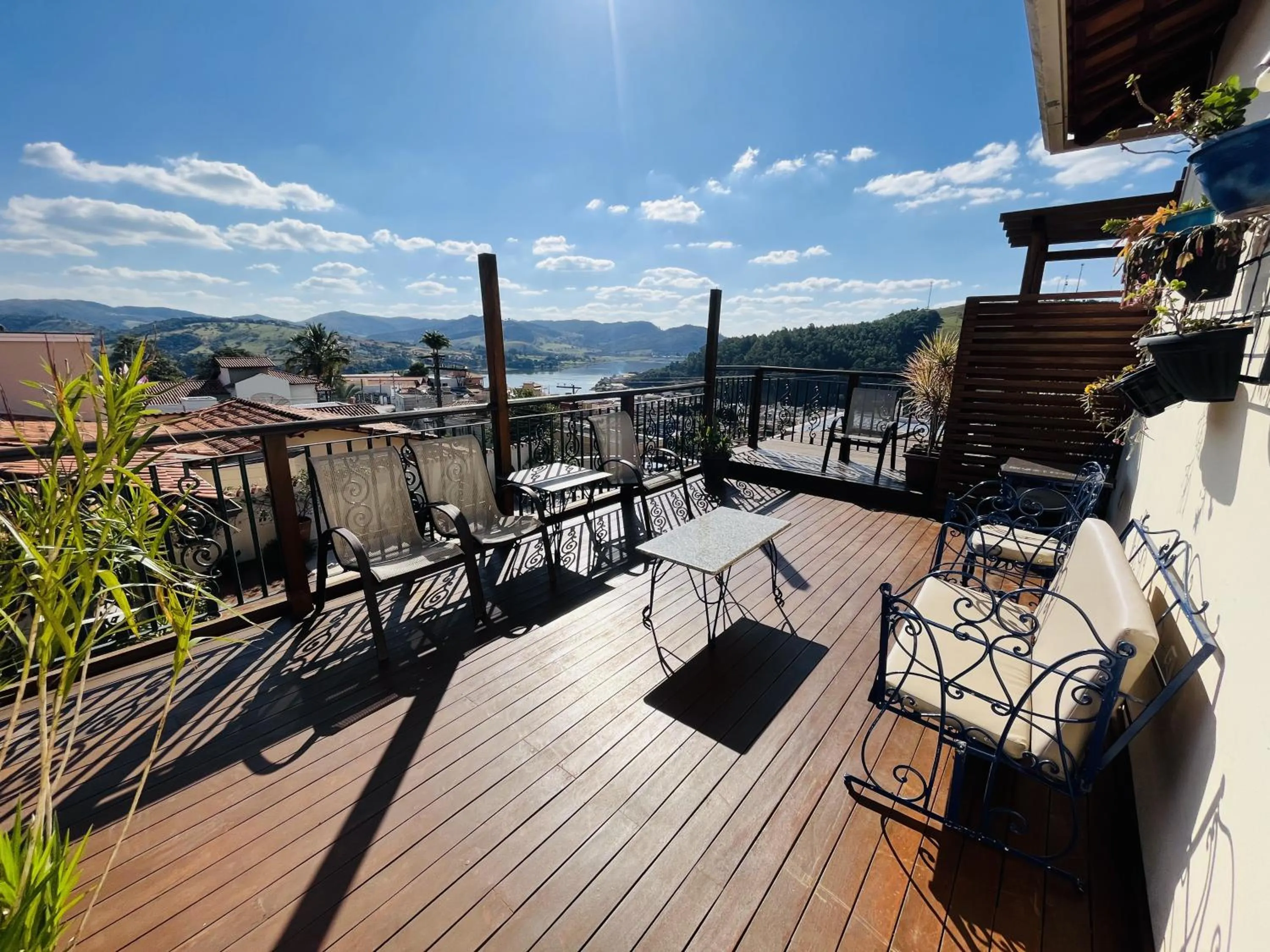 Balcony/Terrace in Pousada Quintal da Lua
