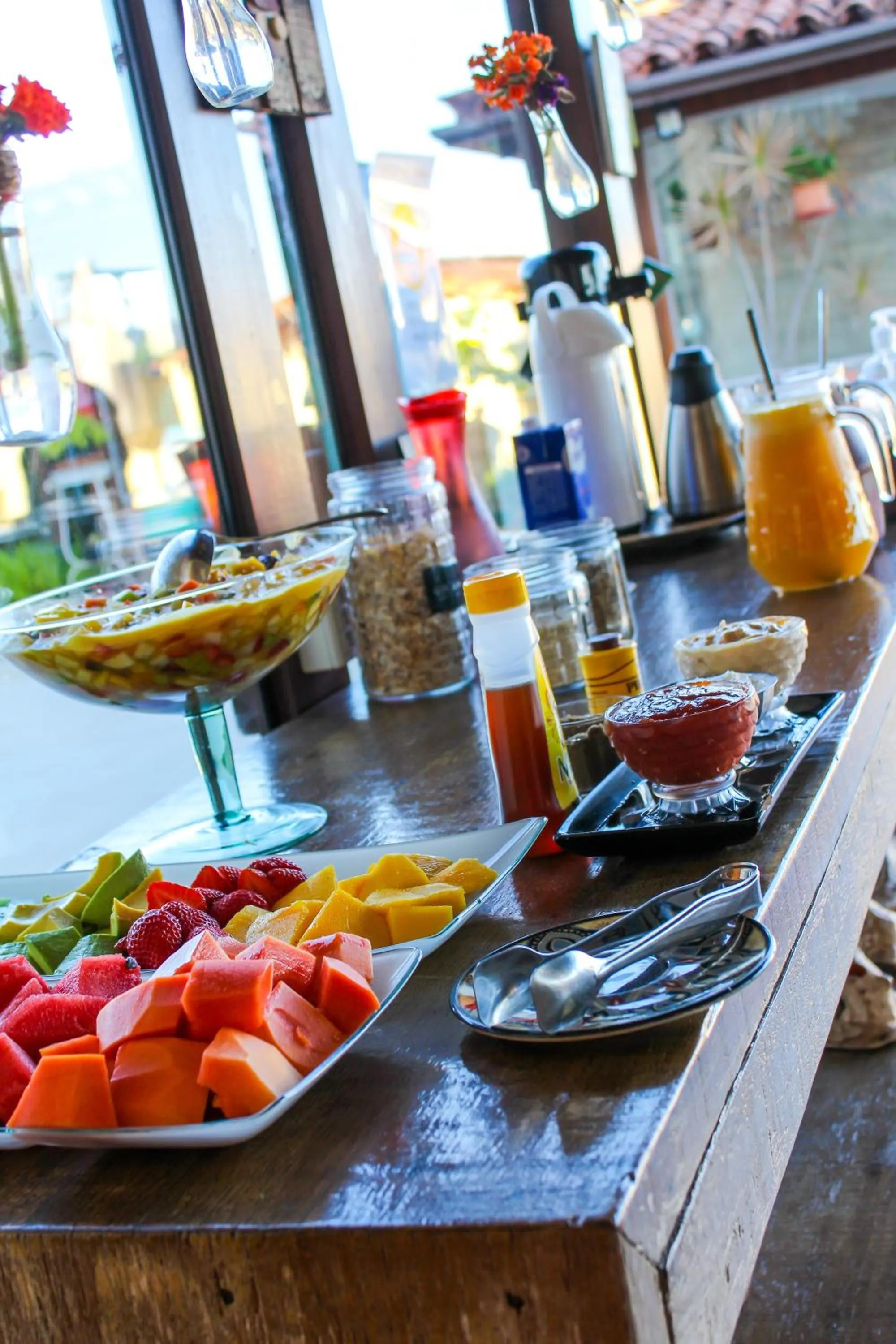 Breakfast in Pousada Quintal da Lua