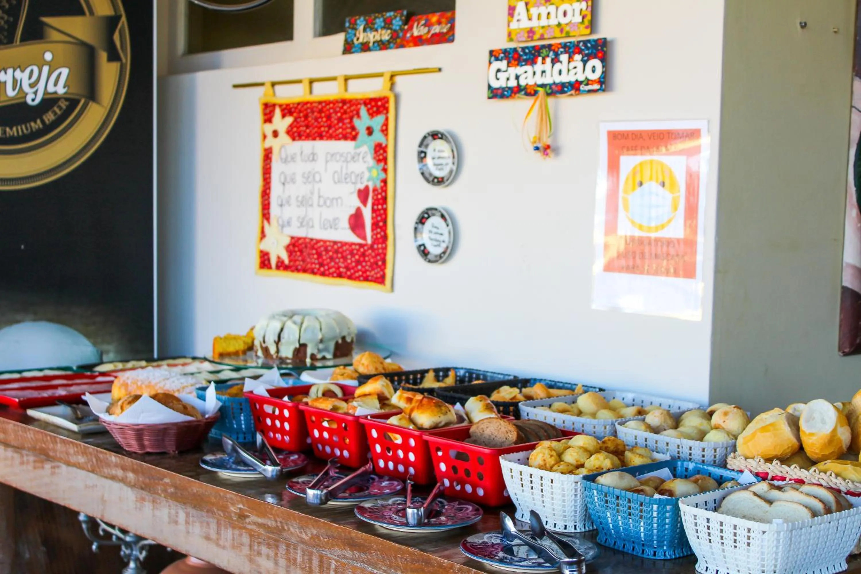 Breakfast in Pousada Quintal da Lua