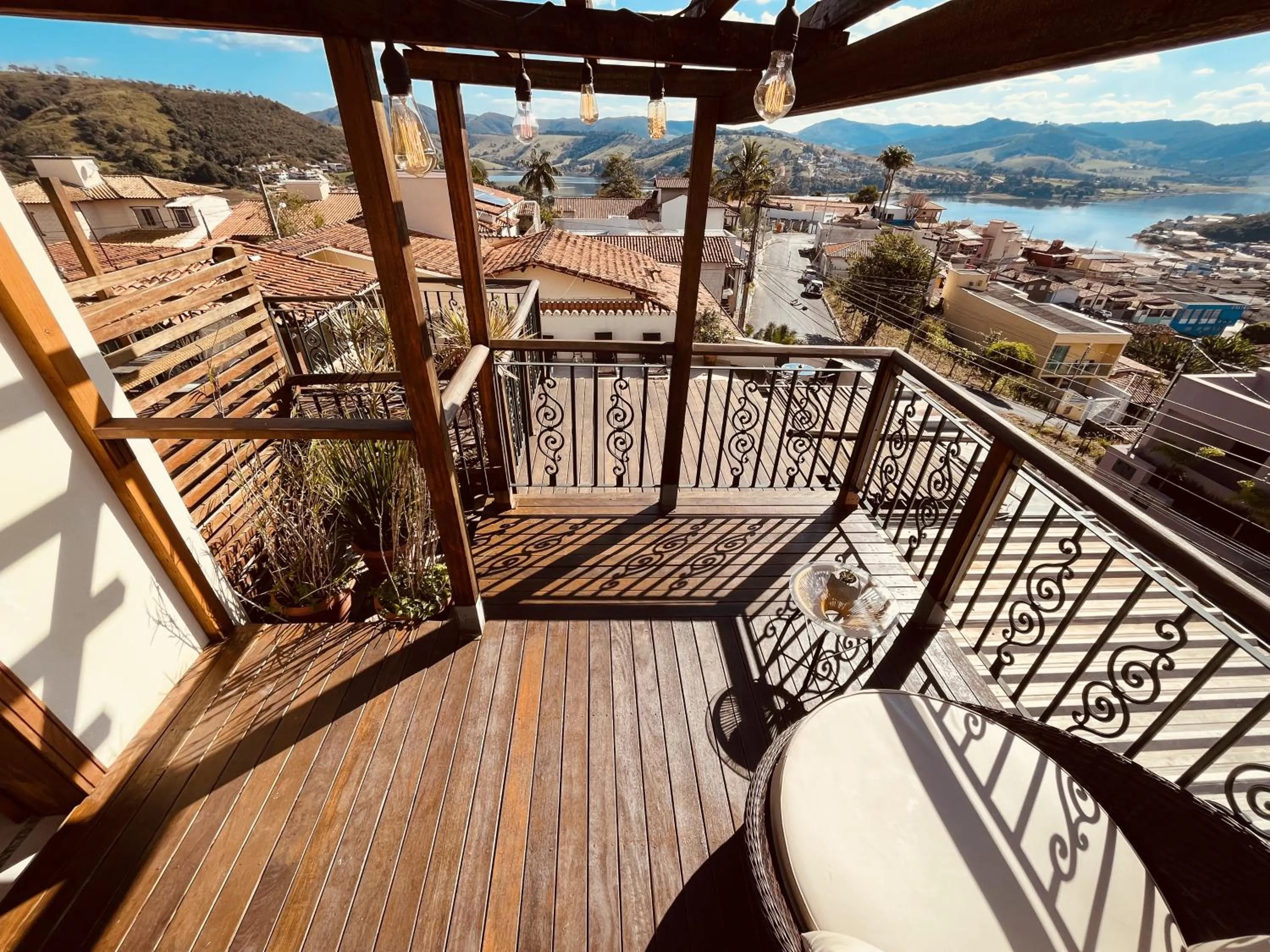 Balcony/Terrace in Pousada Quintal da Lua