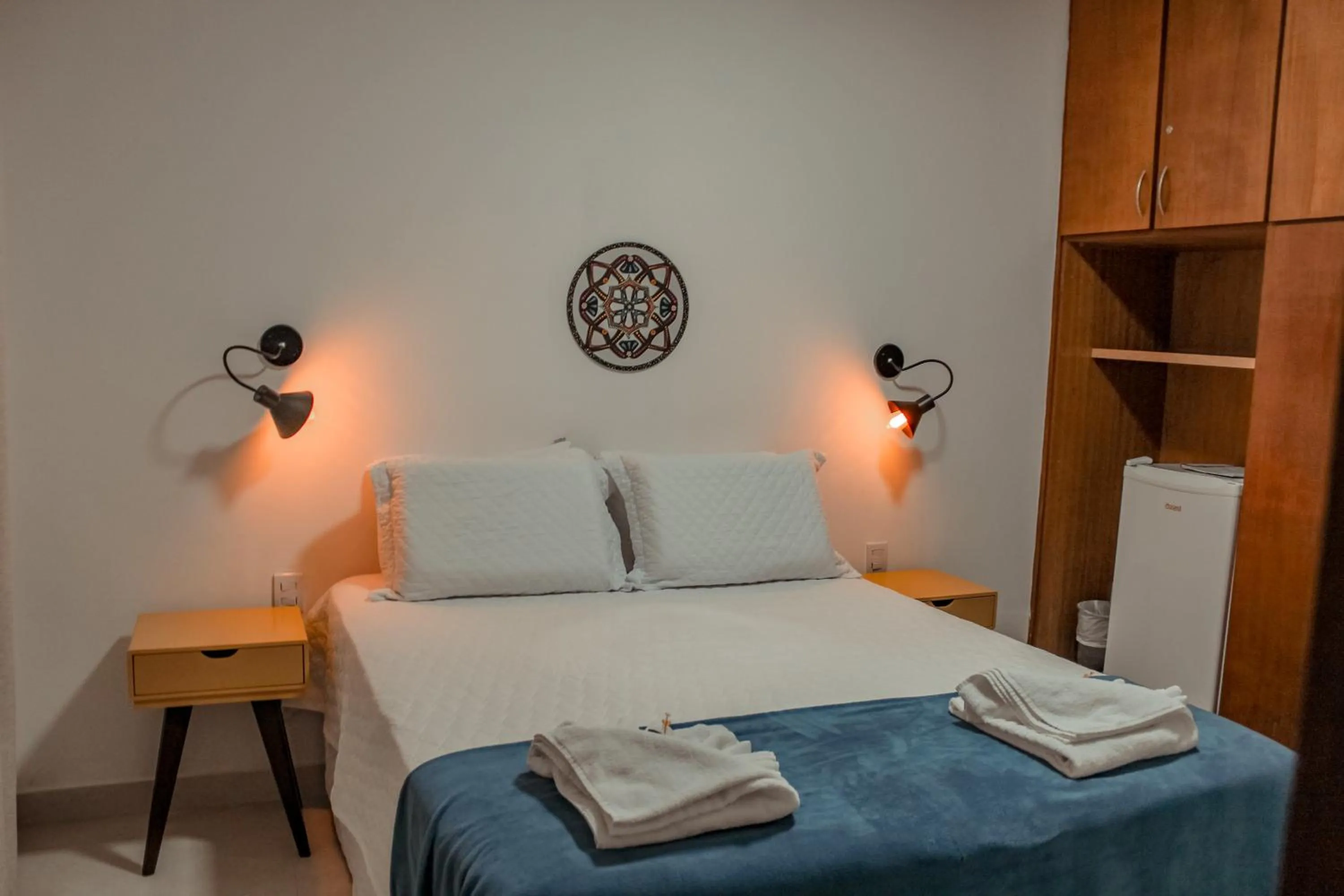 Photo of the whole room, Bed in Pousada Quintal da Lua