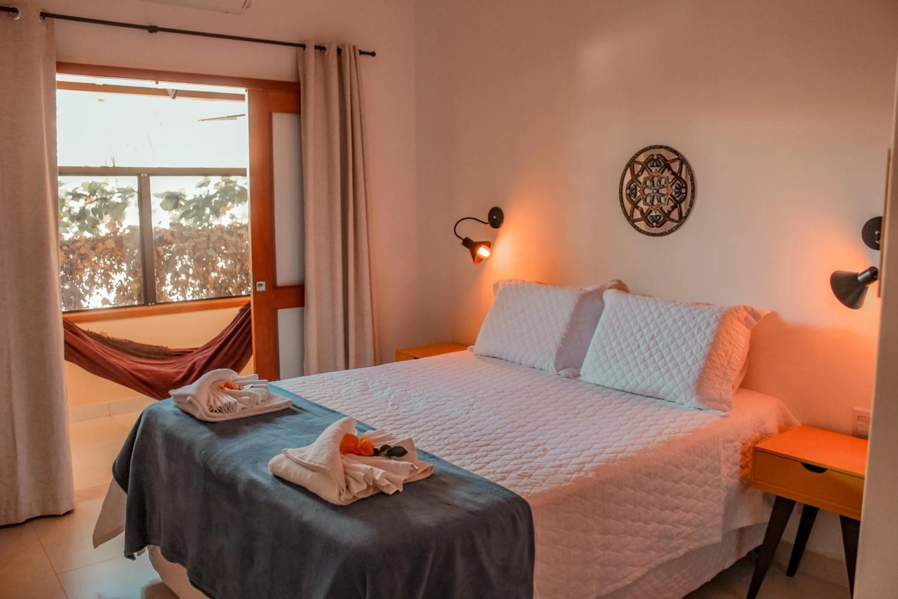 Photo of the whole room, Bed in Pousada Quintal da Lua