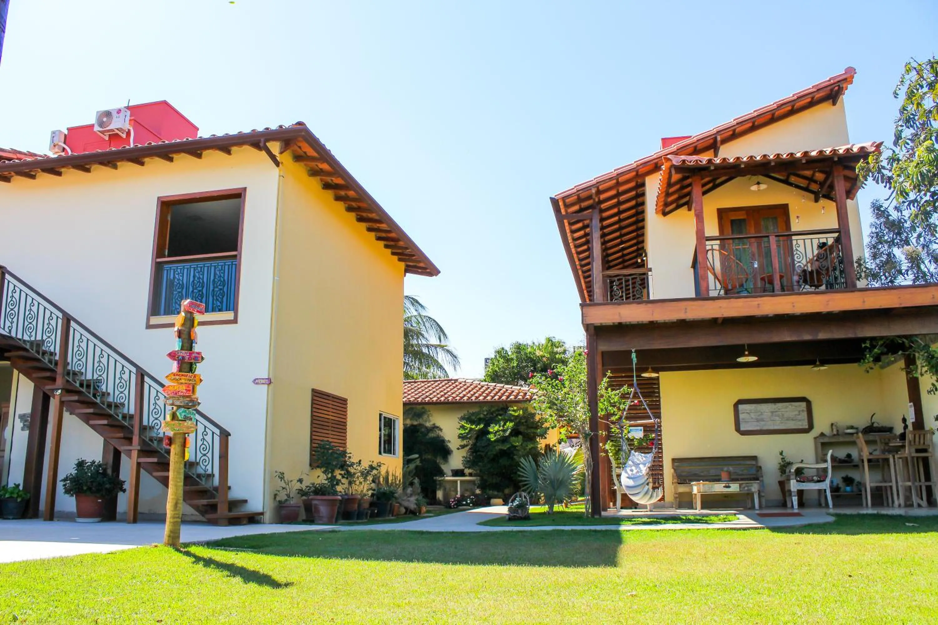 Property building in Pousada Quintal da Lua