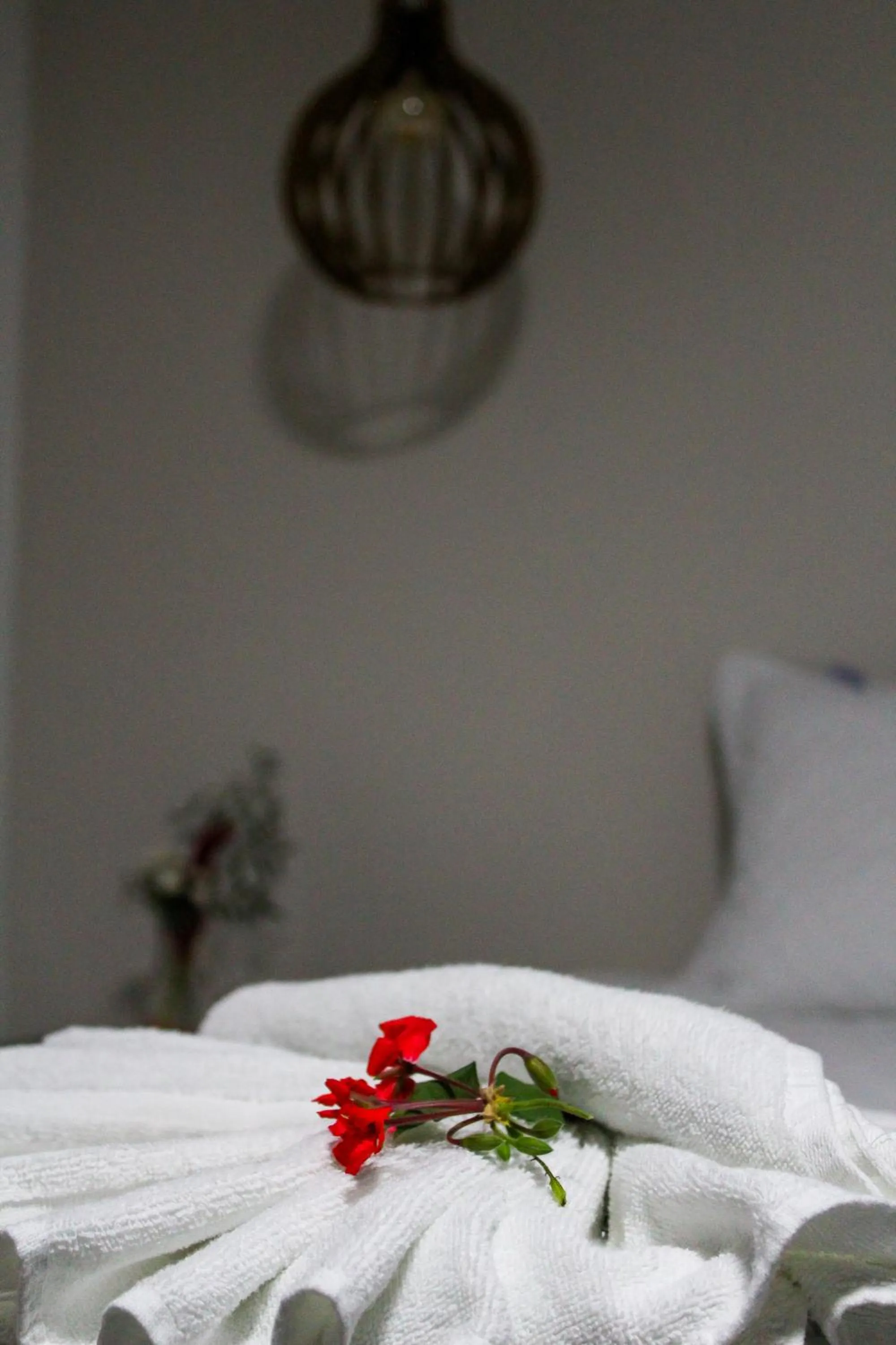 Bed in Pousada Quintal da Lua