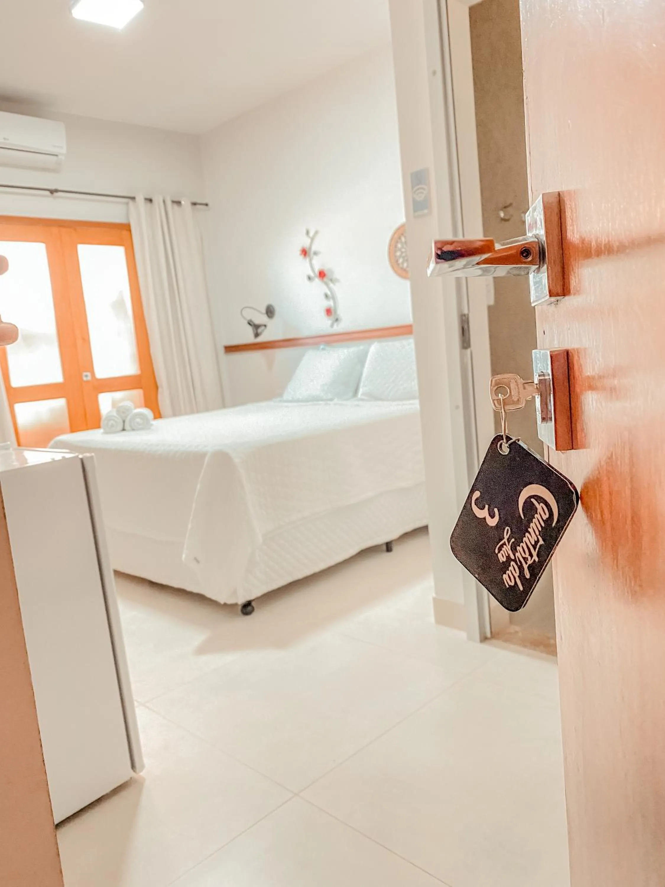 Photo of the whole room, Bed in Pousada Quintal da Lua