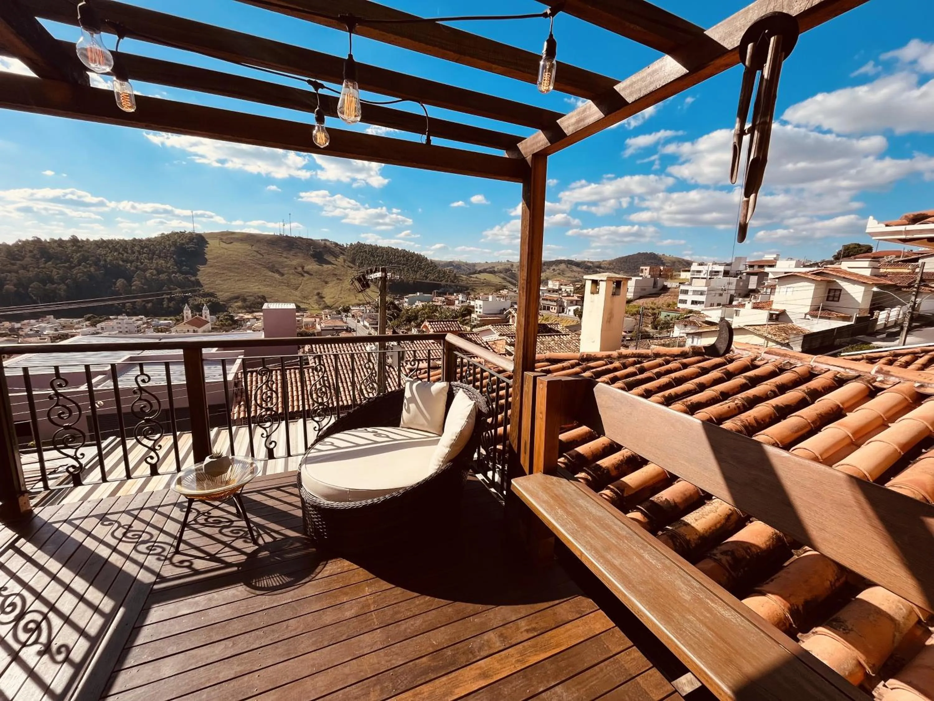 Balcony/Terrace in Pousada Quintal da Lua