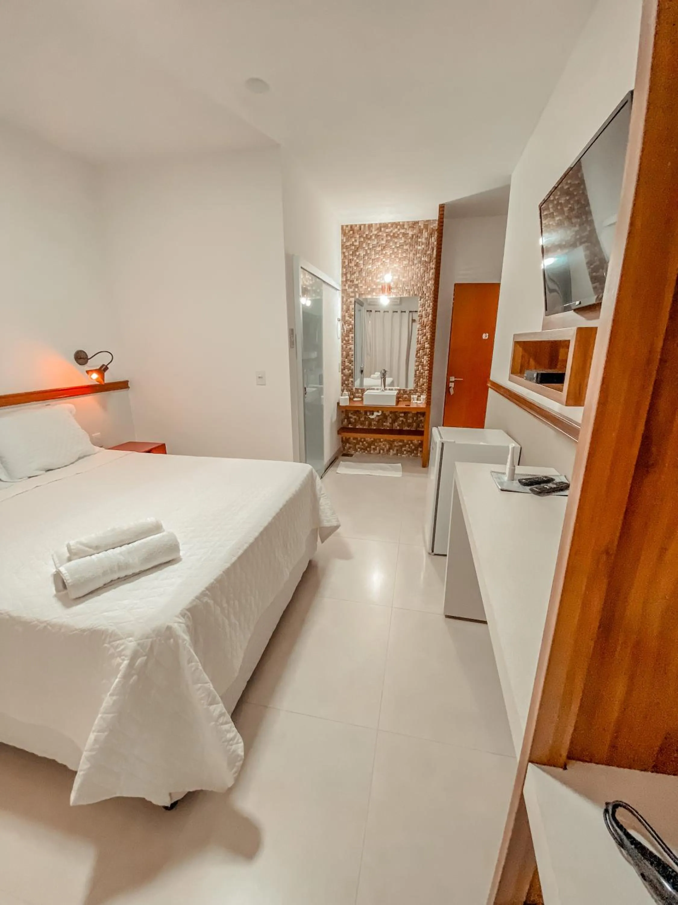 Photo of the whole room, Bed in Pousada Quintal da Lua