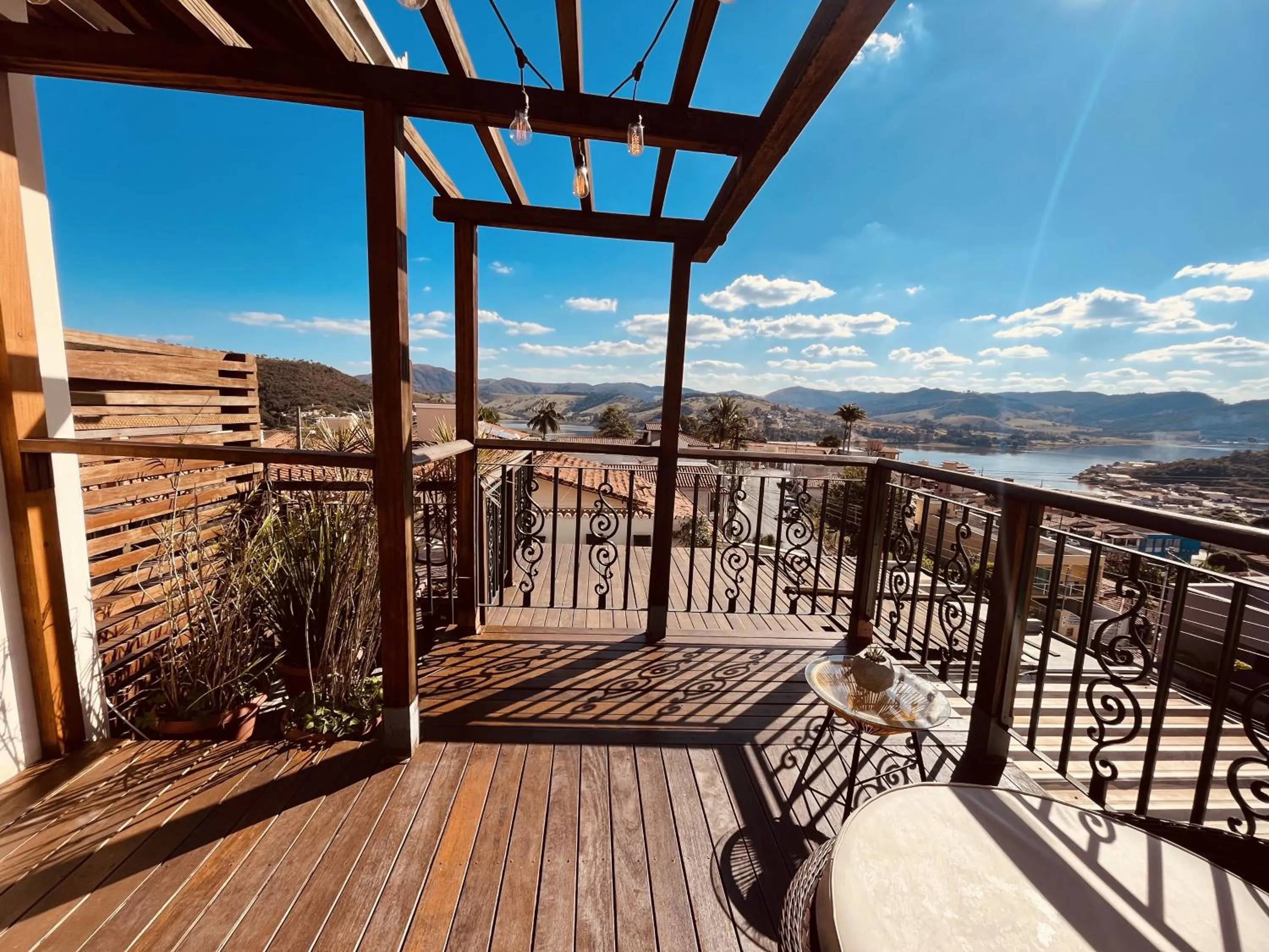 Balcony/Terrace in Pousada Quintal da Lua
