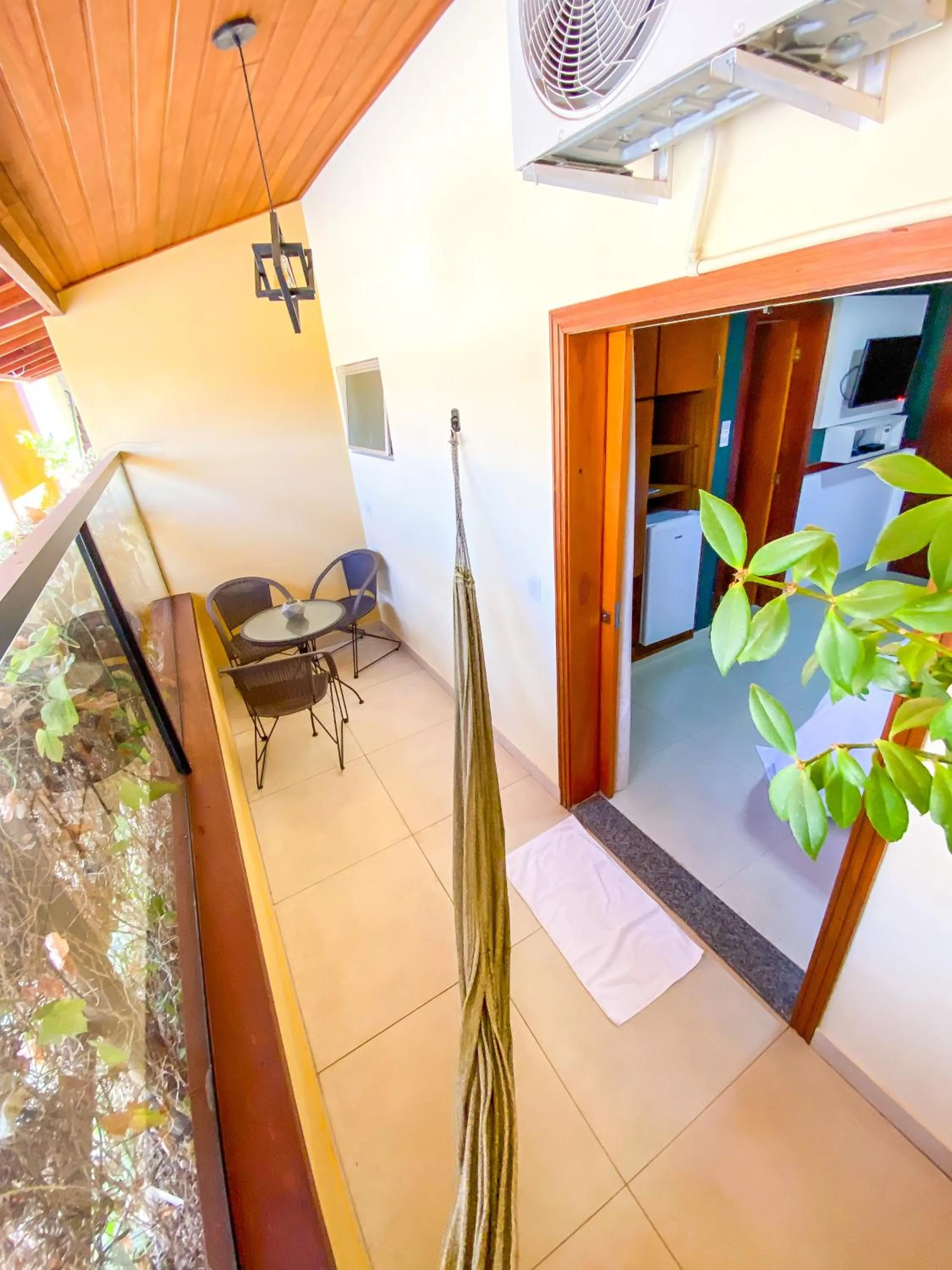 Patio, Bed in Pousada Quintal da Lua