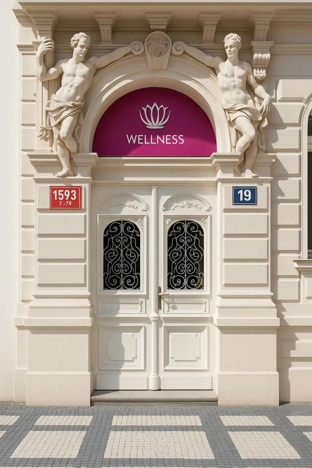 Facade/entrance in Wellness Rooms Central