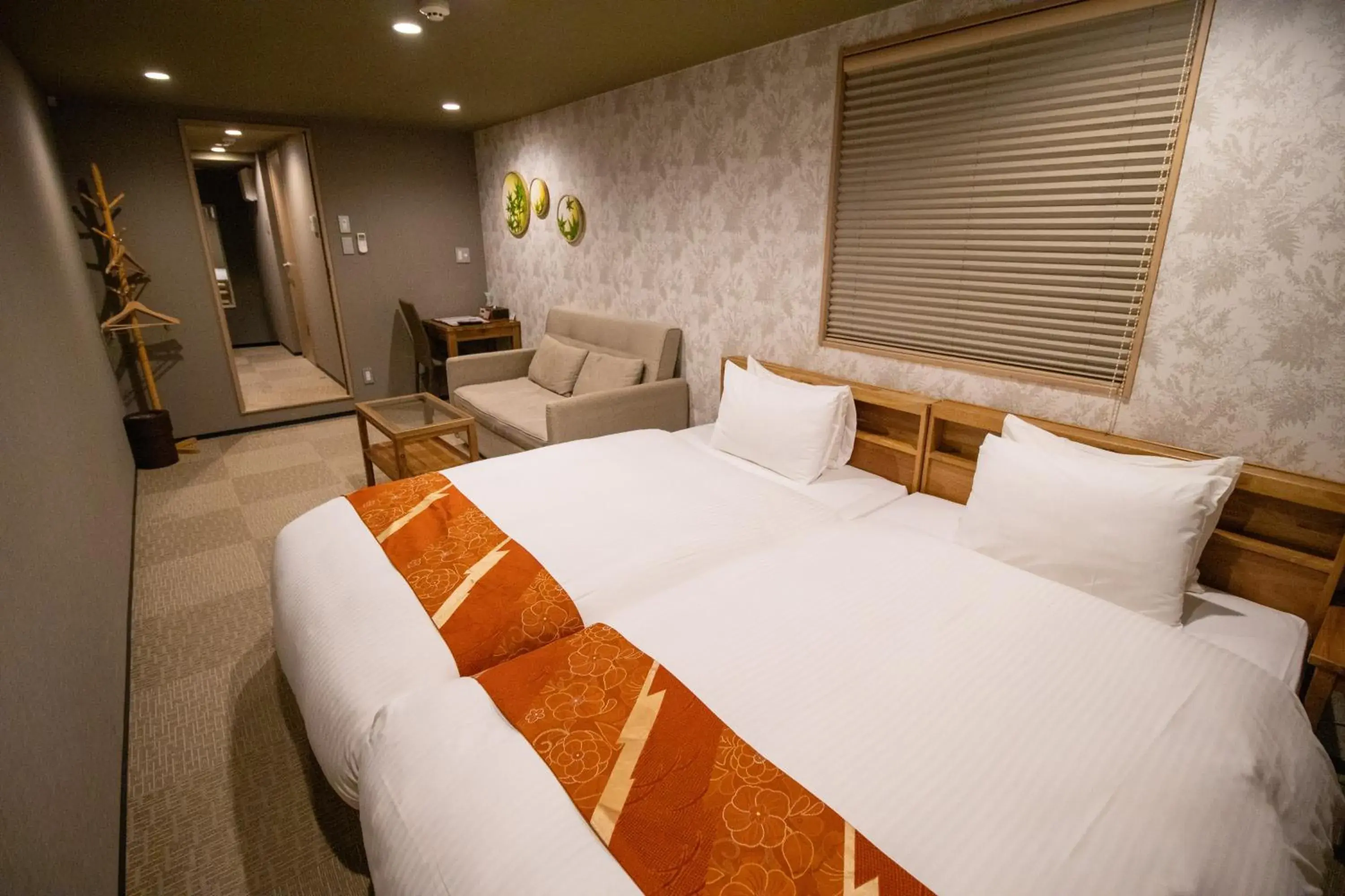 Economy Twin Room in Stay SAKURA Kyoto Gion North Economy Twin Room in Stay SAKURA Kyoto Gion North